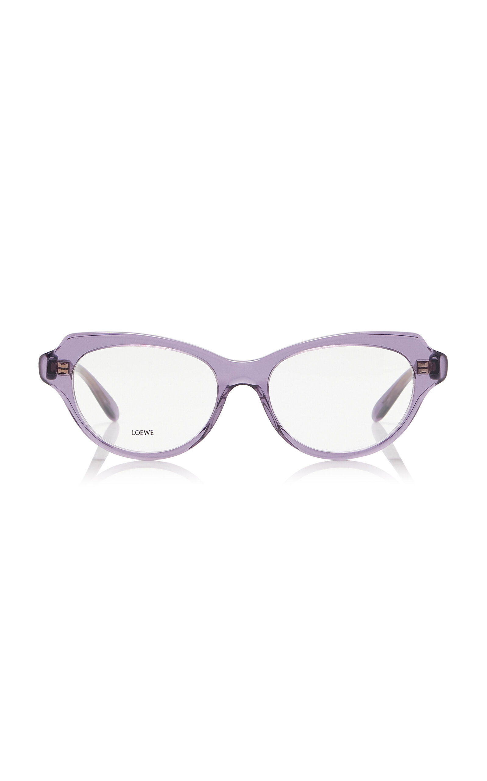 Loewe Cat-eye Acetate Glasses In Purple