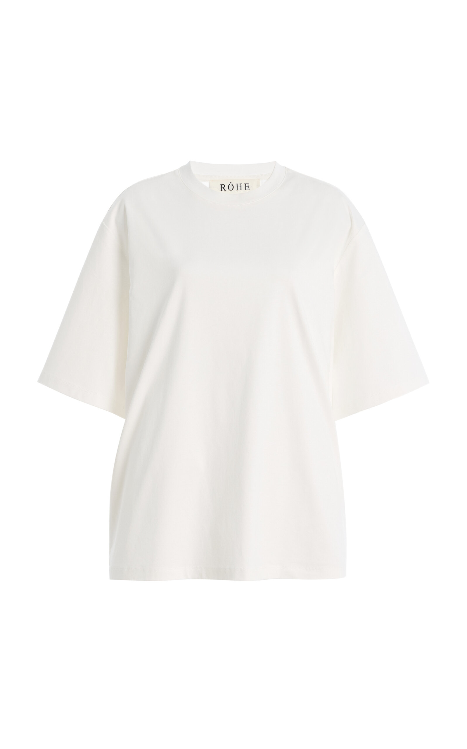 Róhe Oversized Cotton-Silk T-Shirt
