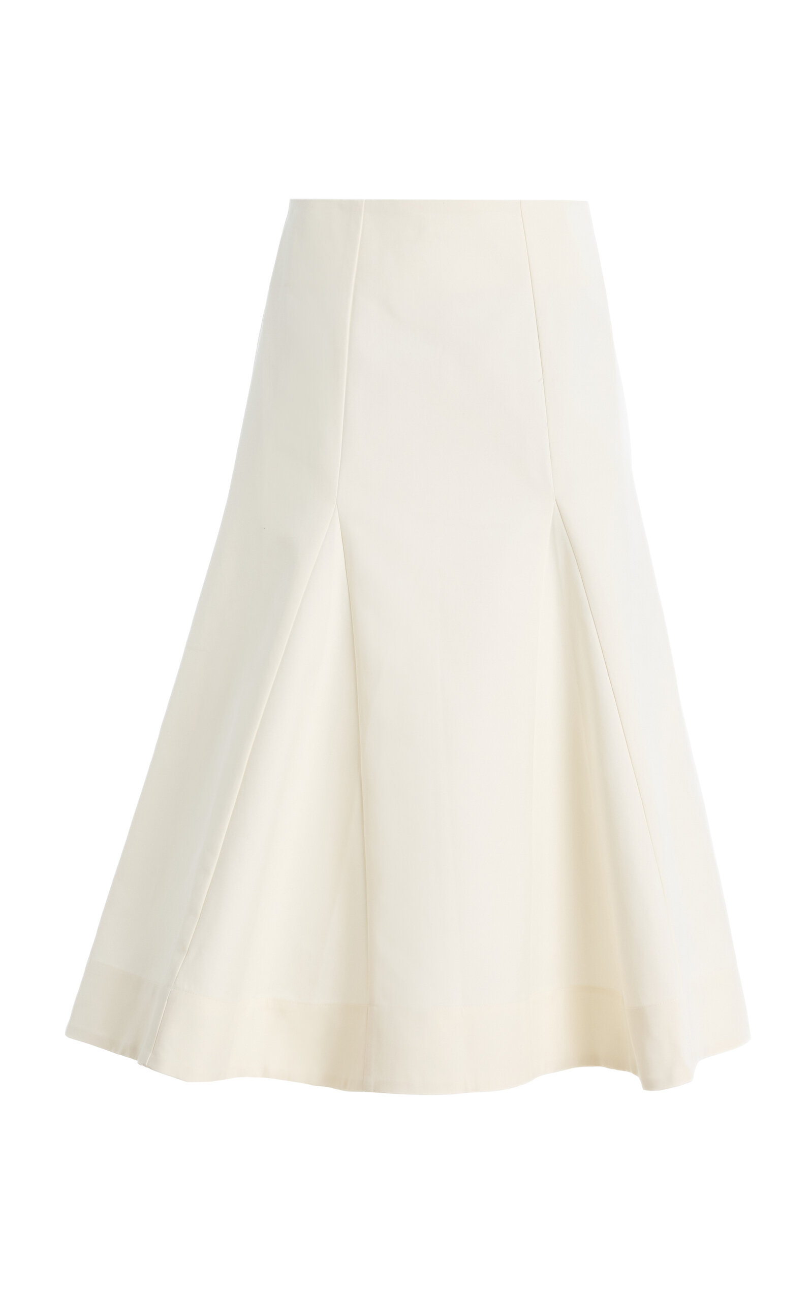 Róhe Sculptural Cotton Midi Skirt