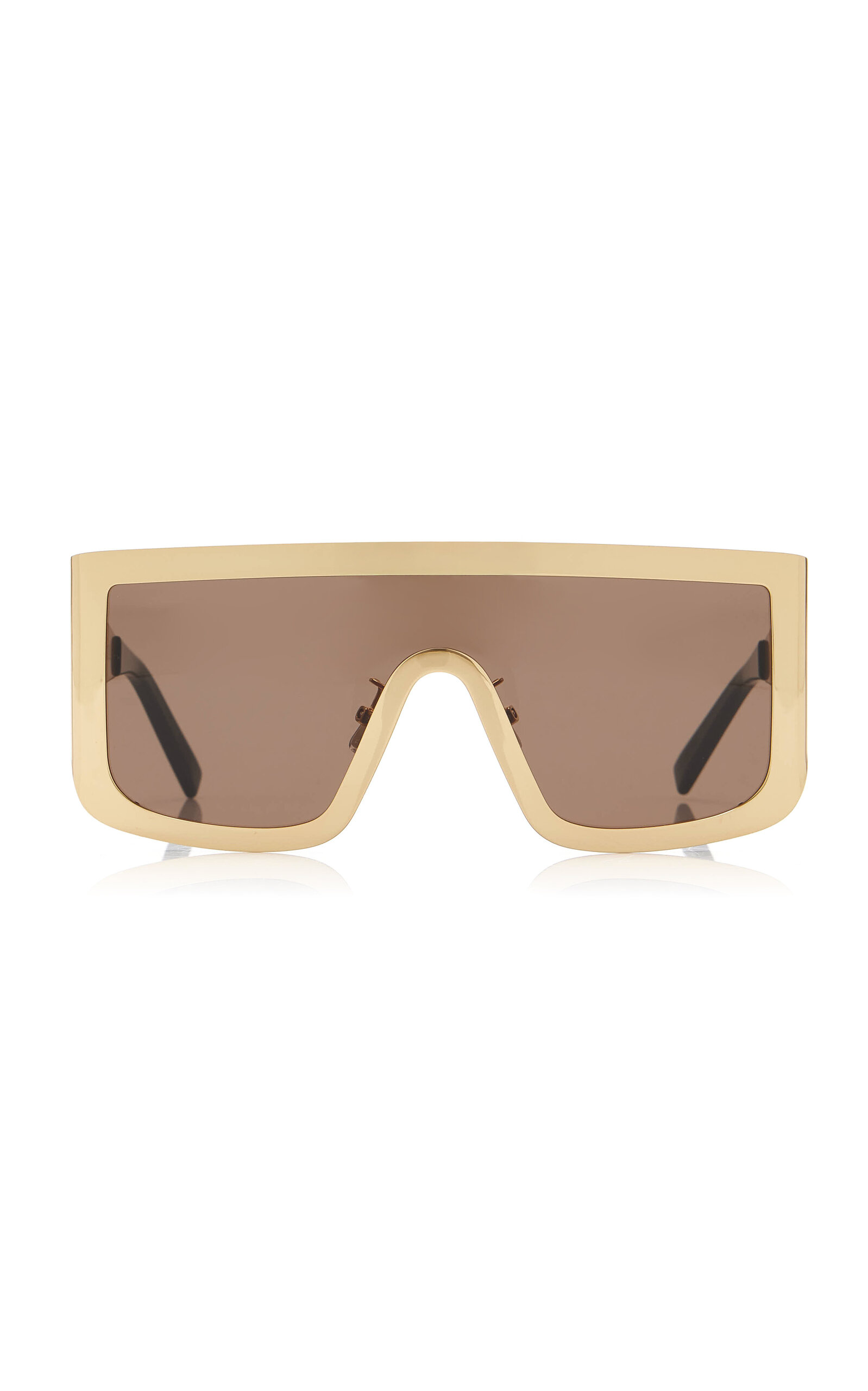 Givenchy Mask-Frame Metal Sunglasses