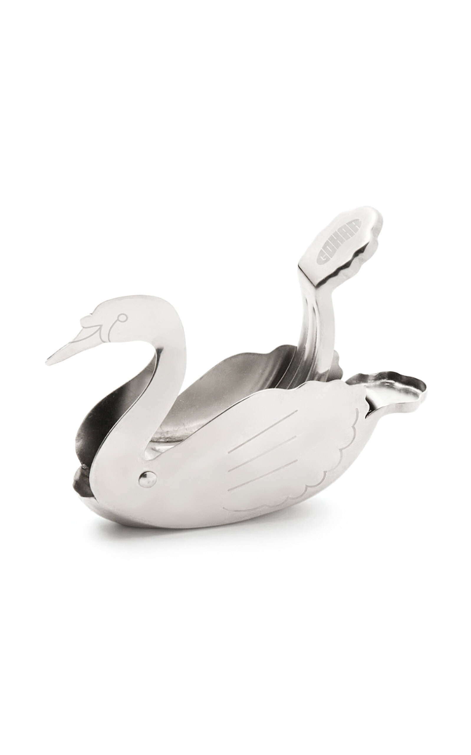 Gohar World Swan Stainless Steel Lemon Squeezer - Silver
