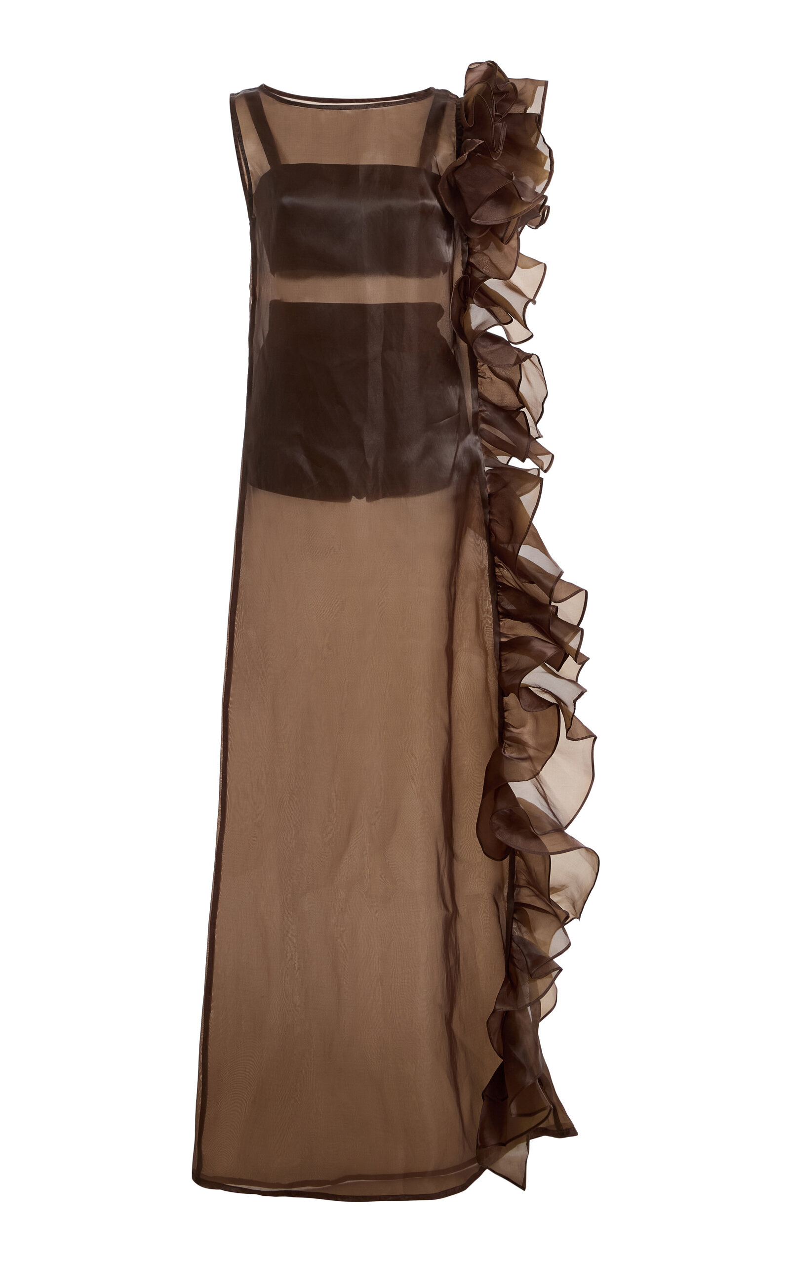 Marlies Grace Bea Ruffled Organza Maxi Dress