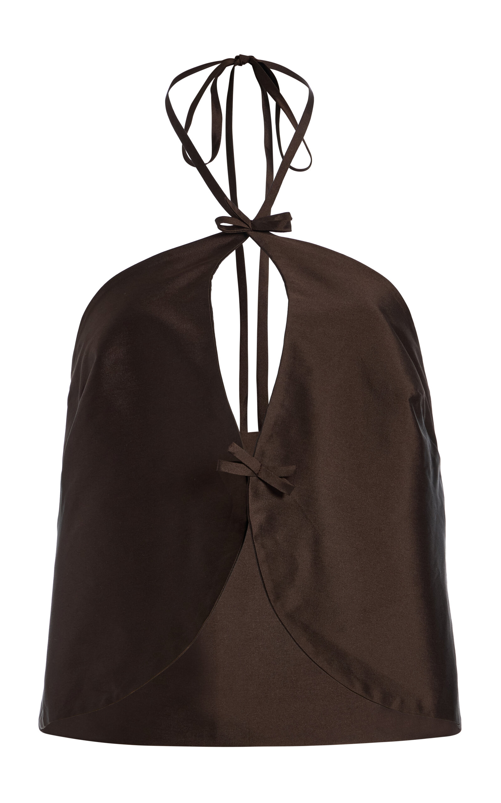 Marlies Grace Exclusive Celeste Taffeta Halter Top