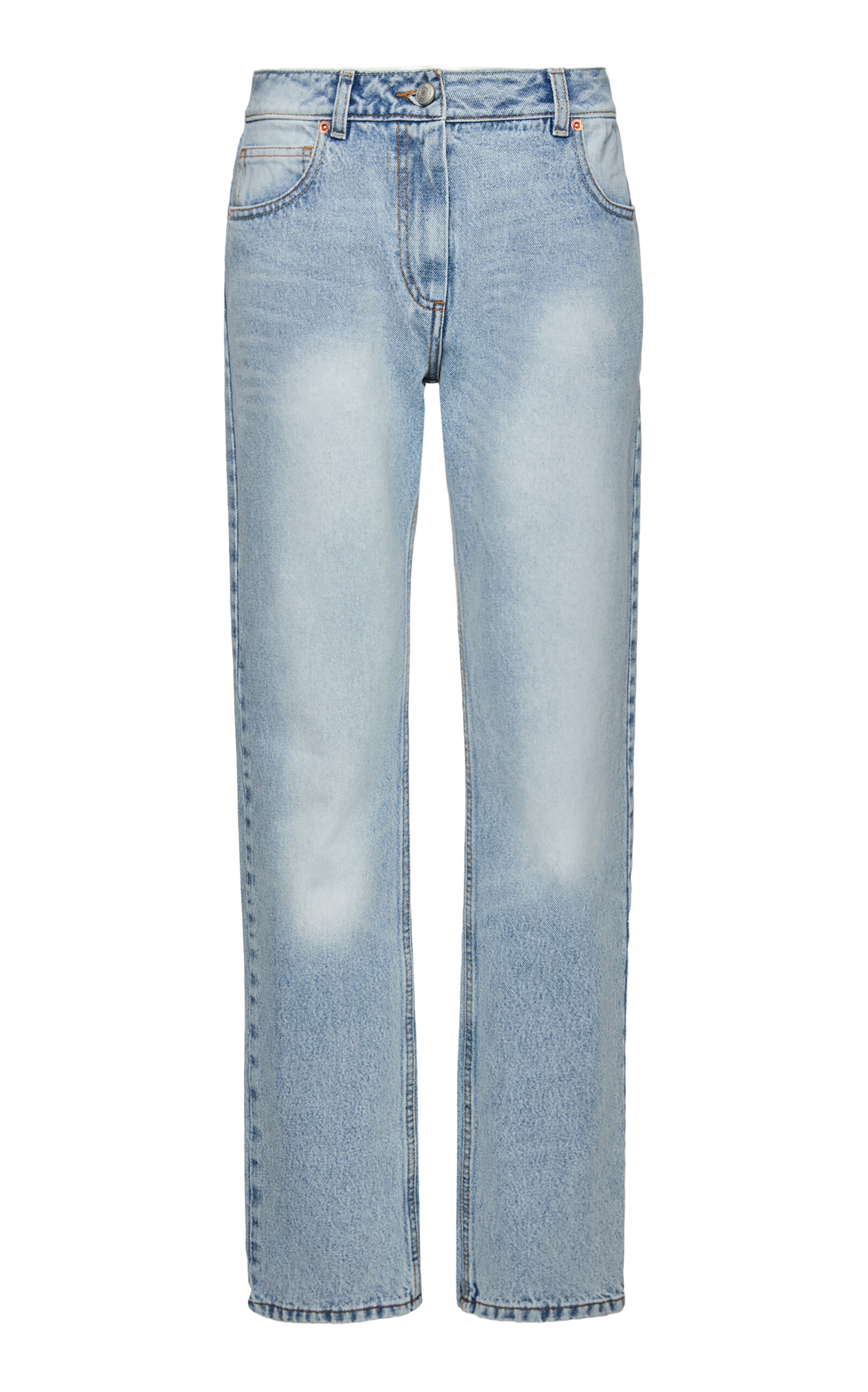 Magda Butrym Rigid Straight-leg Jeans In Blue