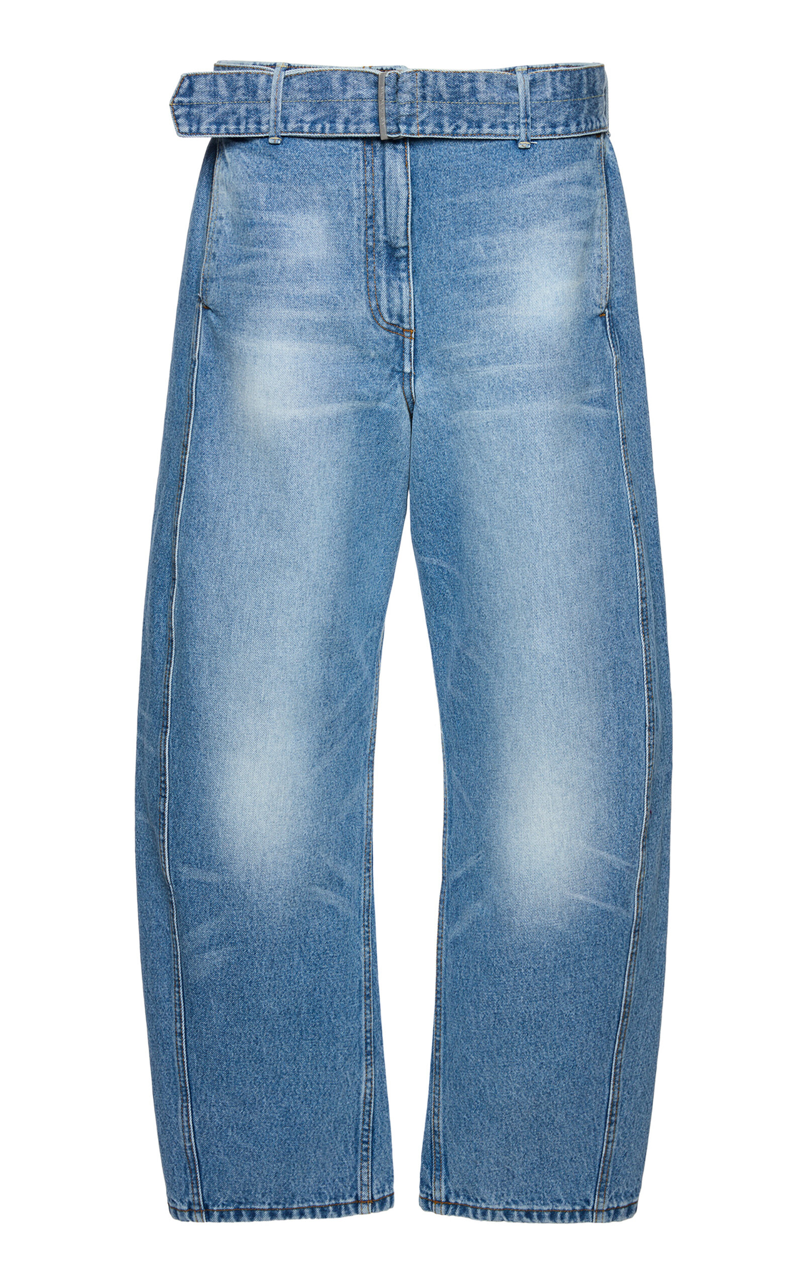 Magda Butrym Rigid Straight-leg Jeans In Blue