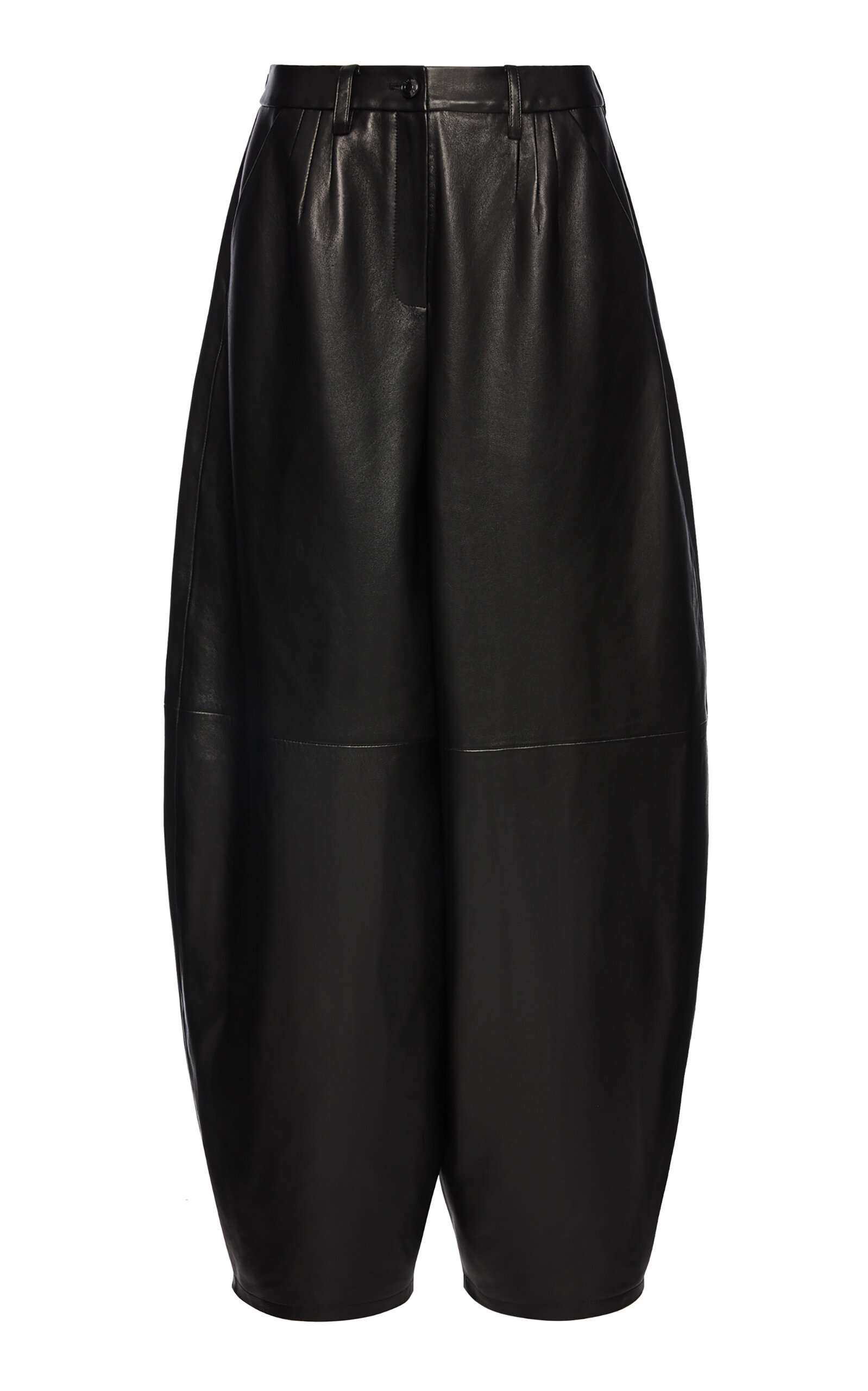 Magda Butrym Leather Wide-Leg Pants