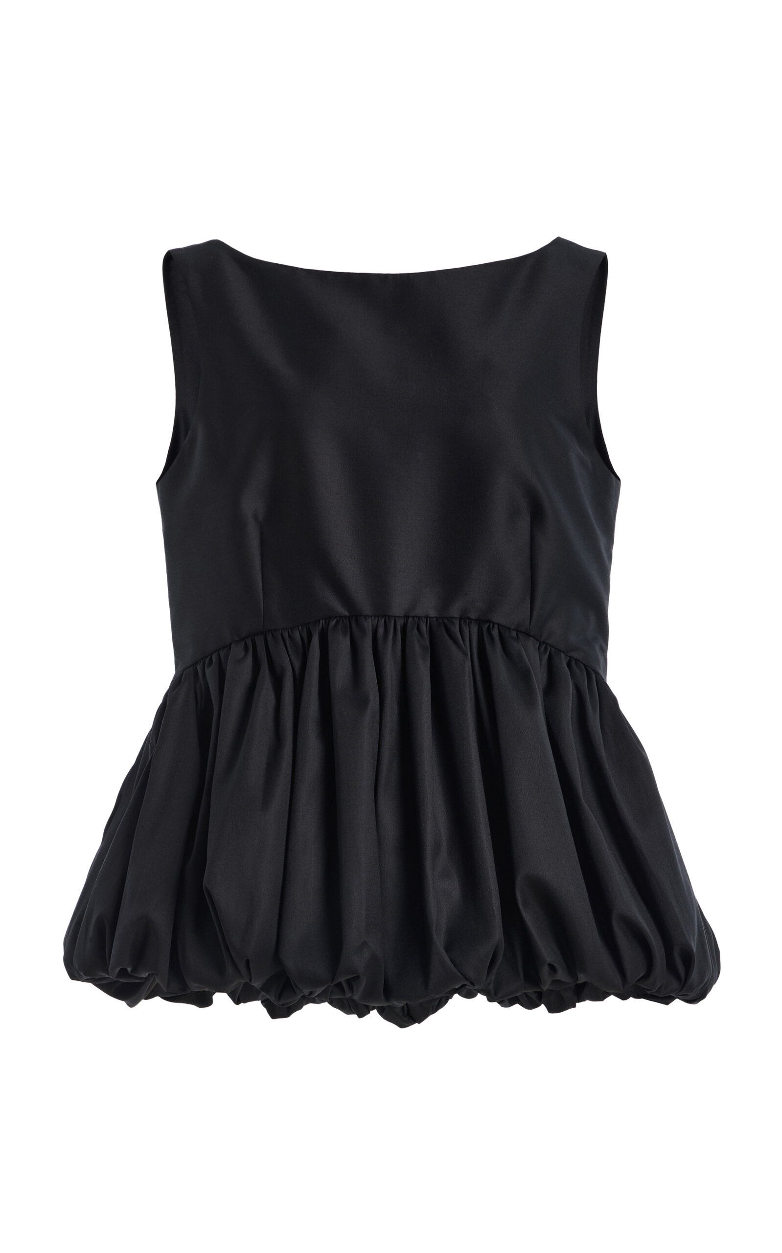 Róhe Voluminous Wool Peplum Top