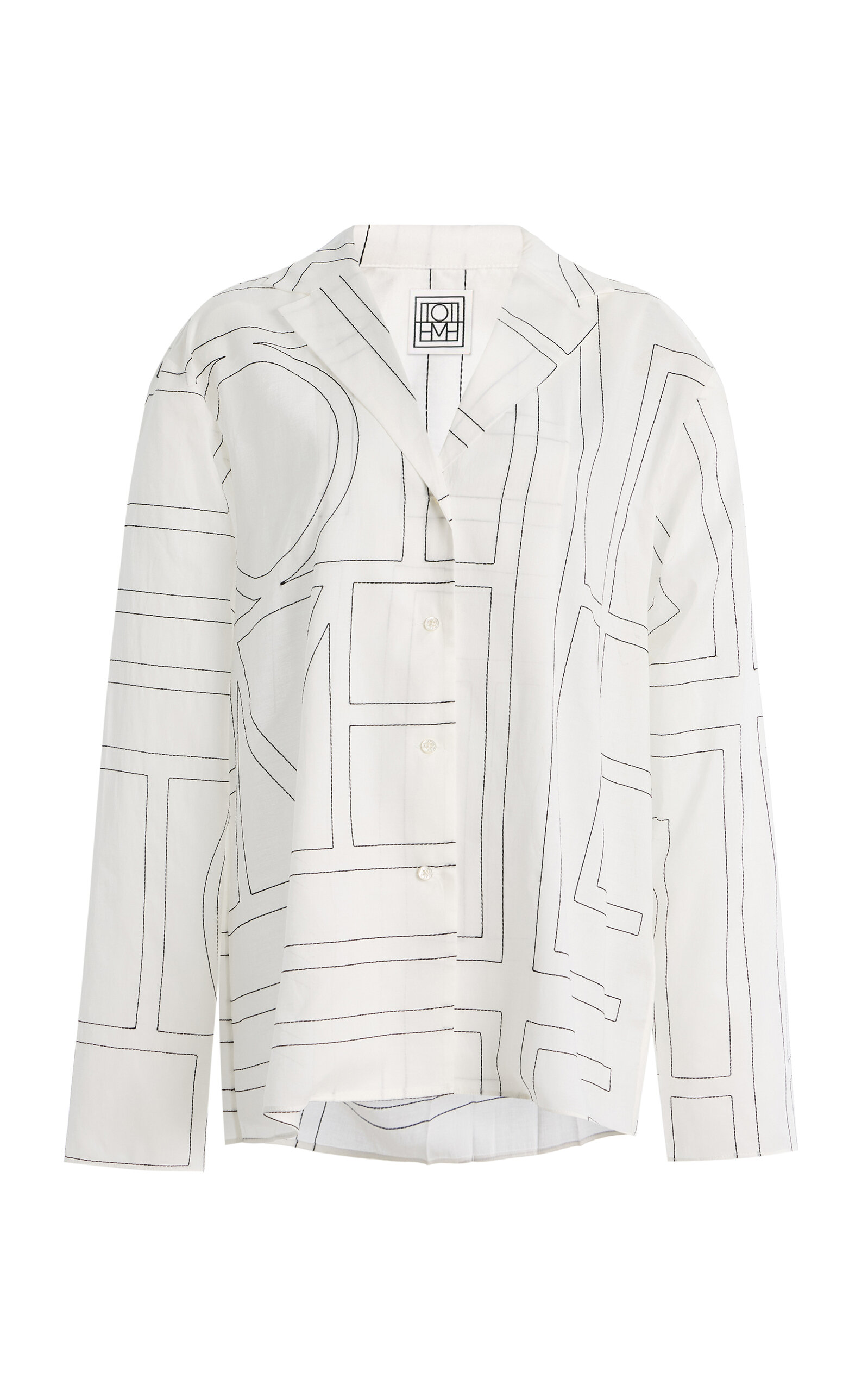 Toteme Monogram Cotton-Blend PJ Top