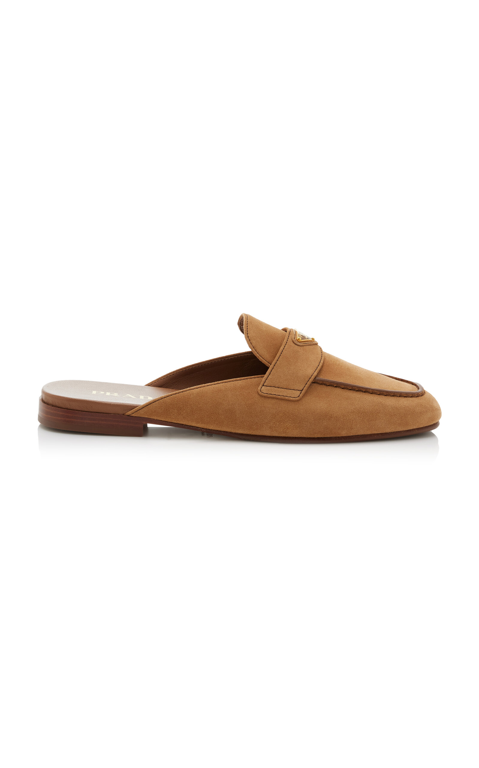 Prada Suede Loafer Mules