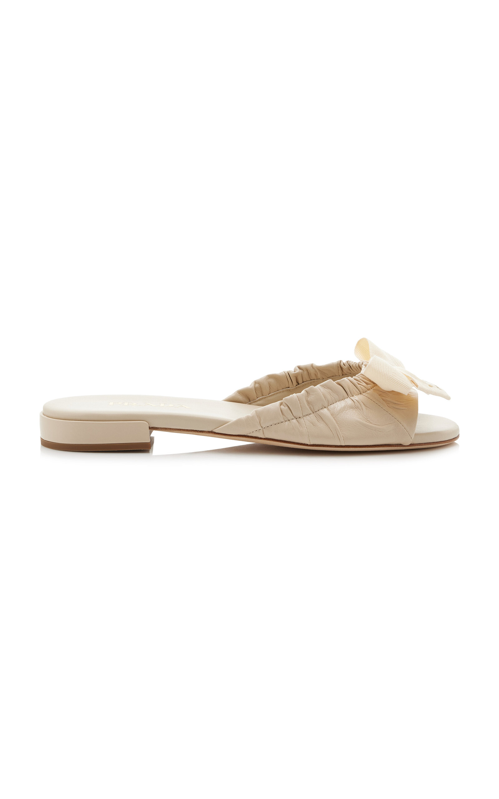 Prada Grosgrain-Trimmed Leather Sandals | Thumbnail 8 Prada Grosgrain-Trimmed Leather Sandals | Thumbnail 8