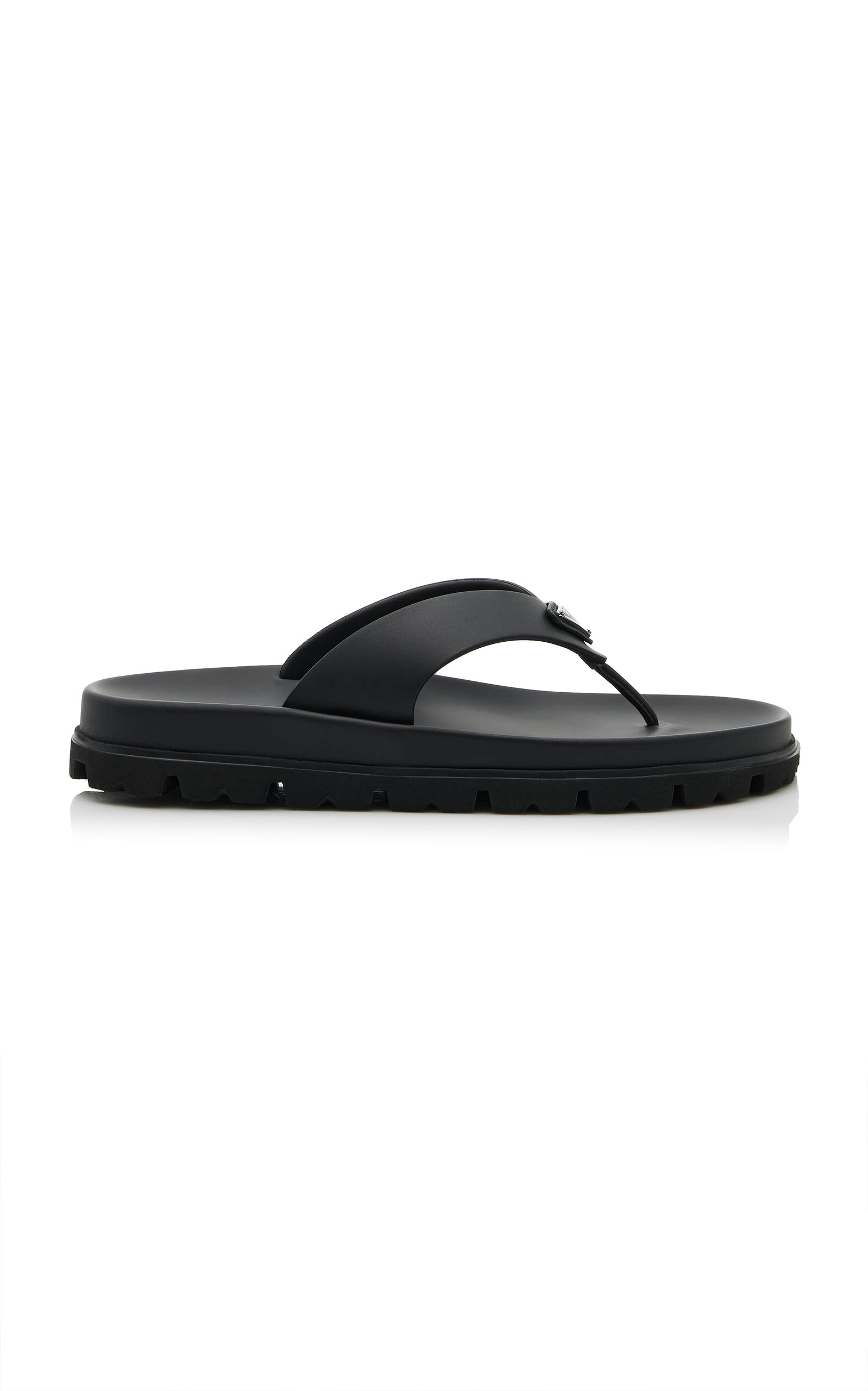 Prada Rubber Thong Sandals