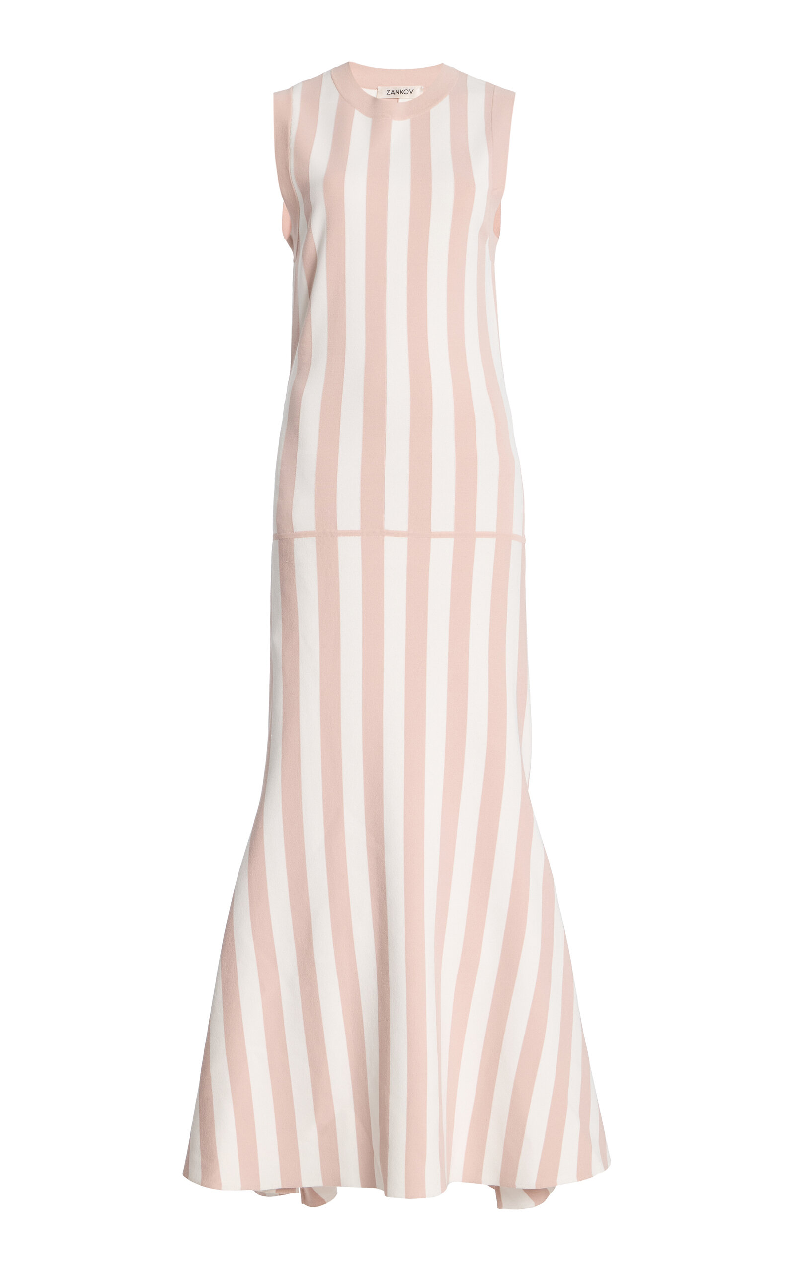 ZANKOV Faye Striped Knit Maxi Dress