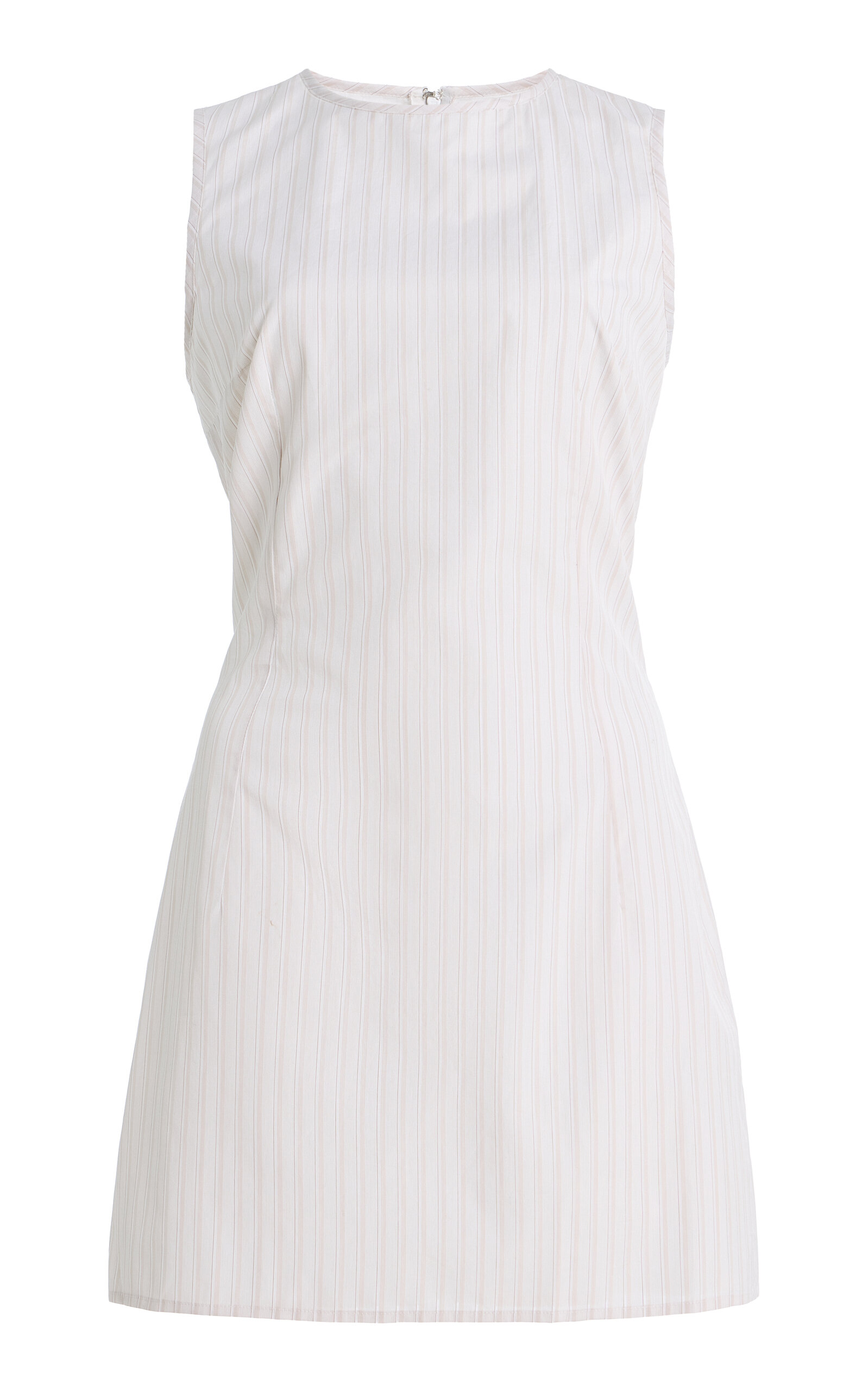 Alfie Nori Striped Cotton Poplin Mini Dress