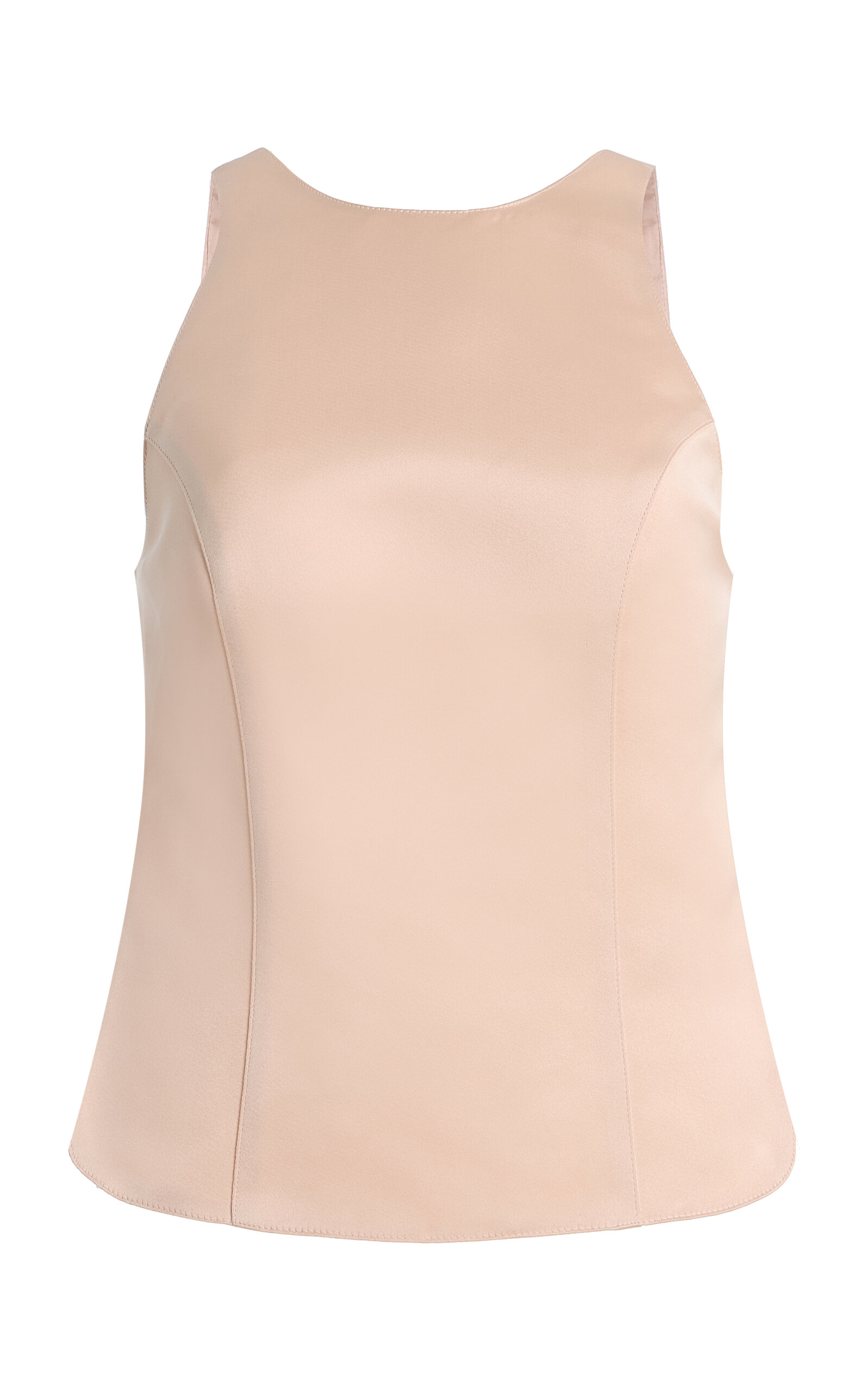 Alfie Backless Sateen Top - Moda Operandi