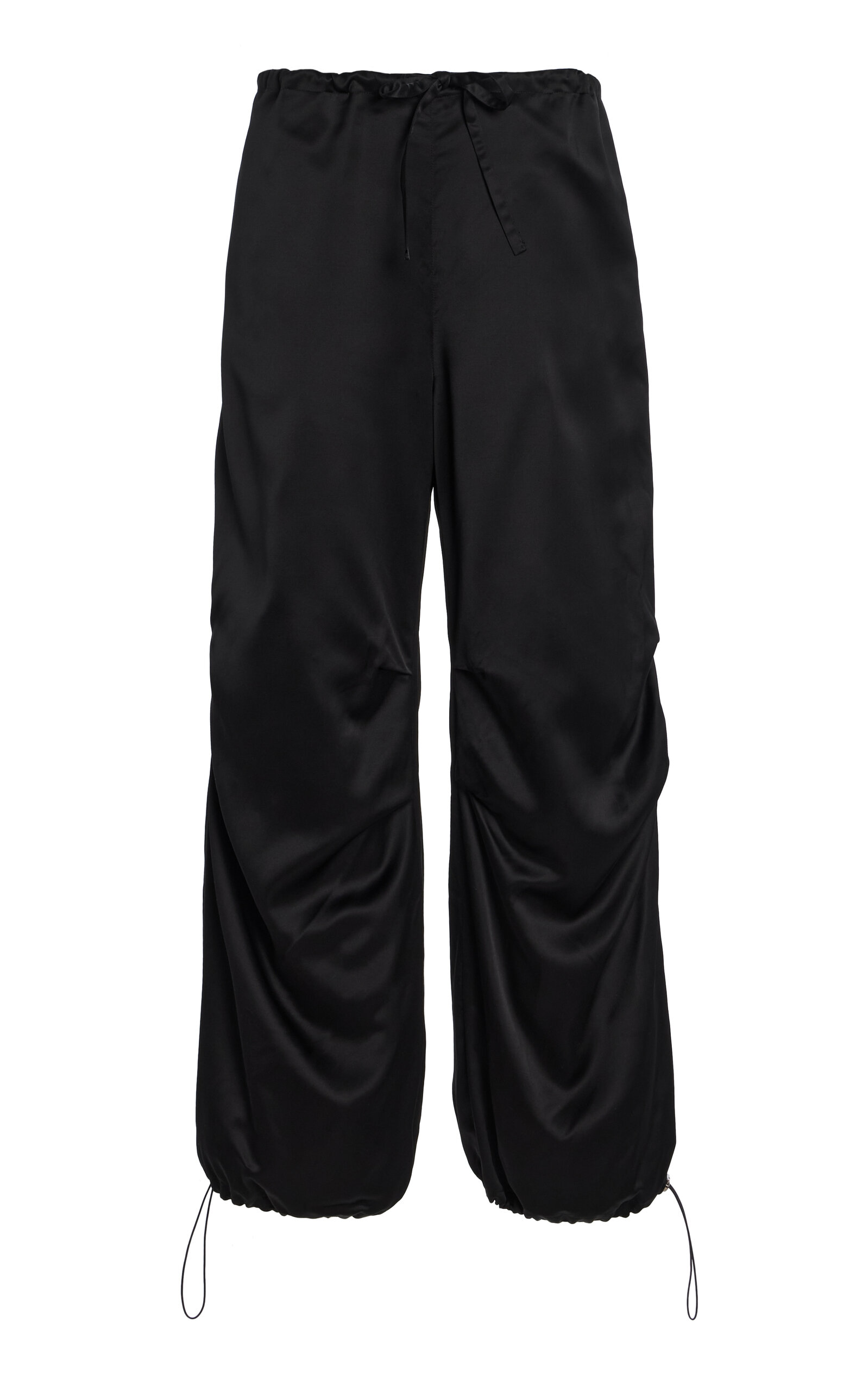 Alfie Grace Ruched Cotton Tapered-Leg Pants