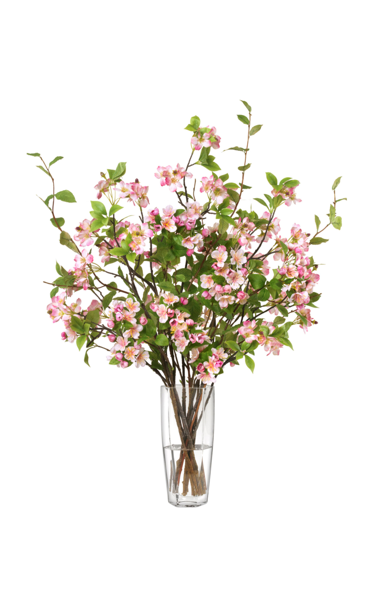 Diane James Designs Apple Blossom And Leaf Bouquet In Pink