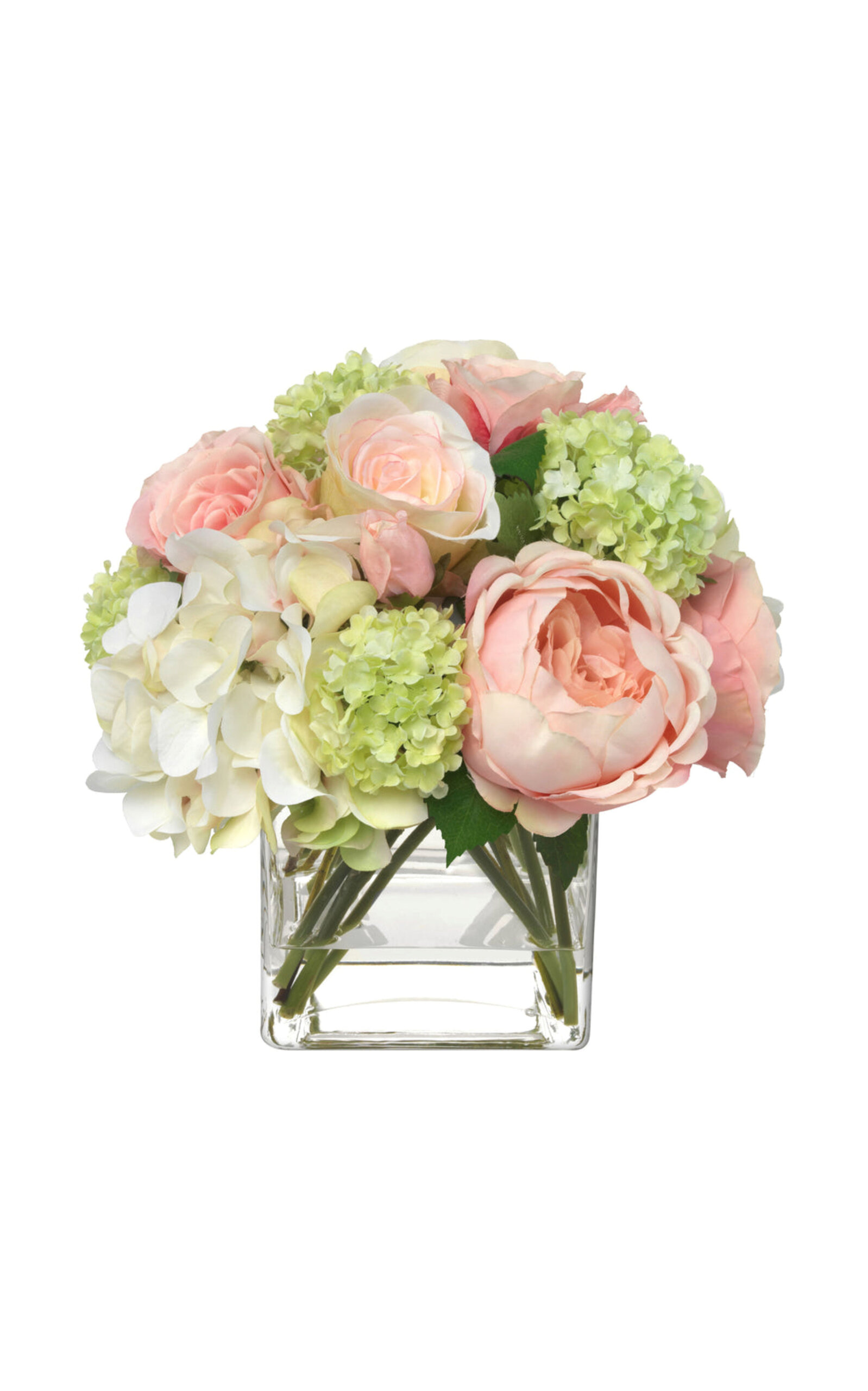 Diane James Designs Pink Hydrangea and Rose Bouquet - Light Pink