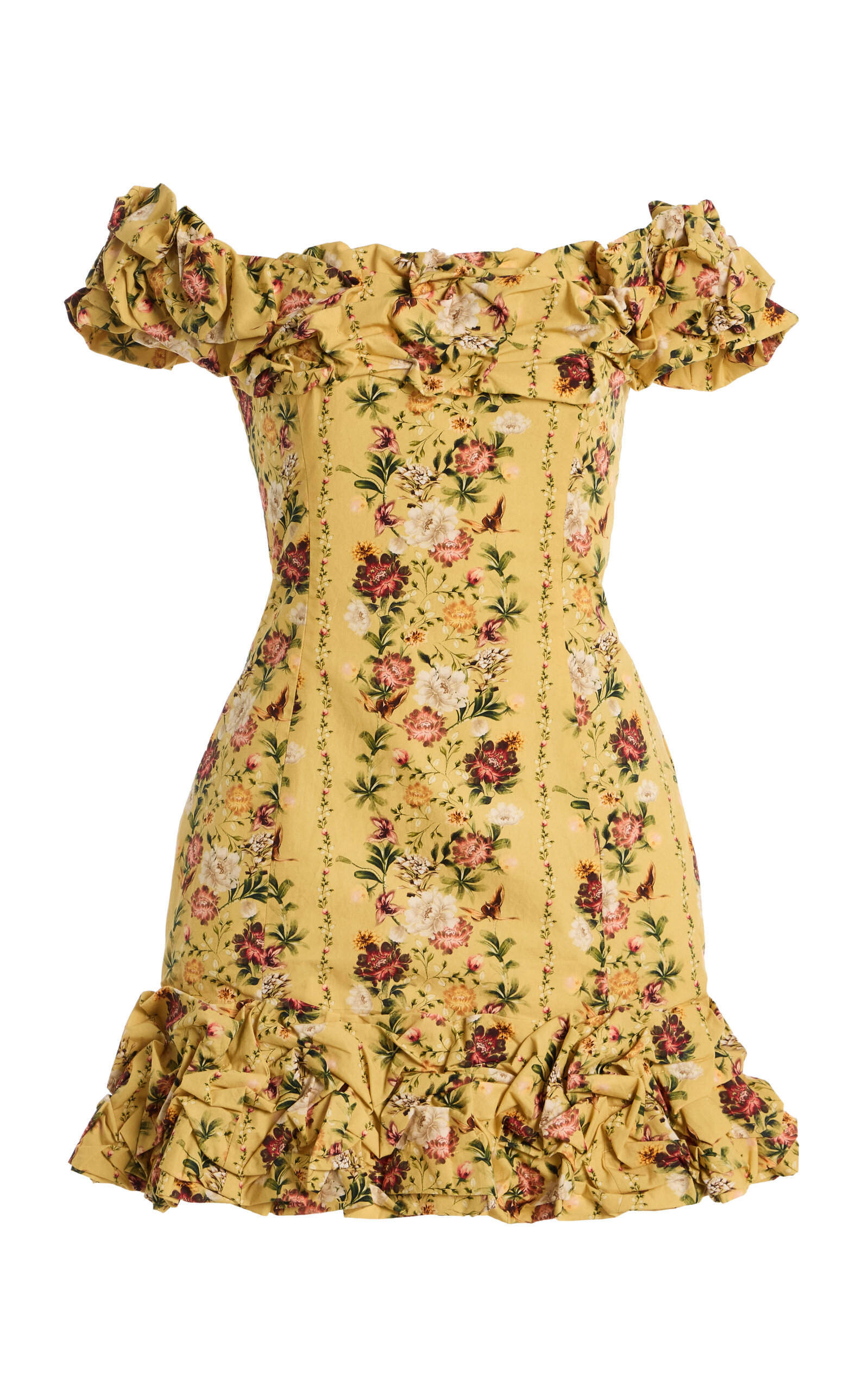 Agua by Agua Bendita Exclusive Jardin Ots Cotton Poplin Mini Dress