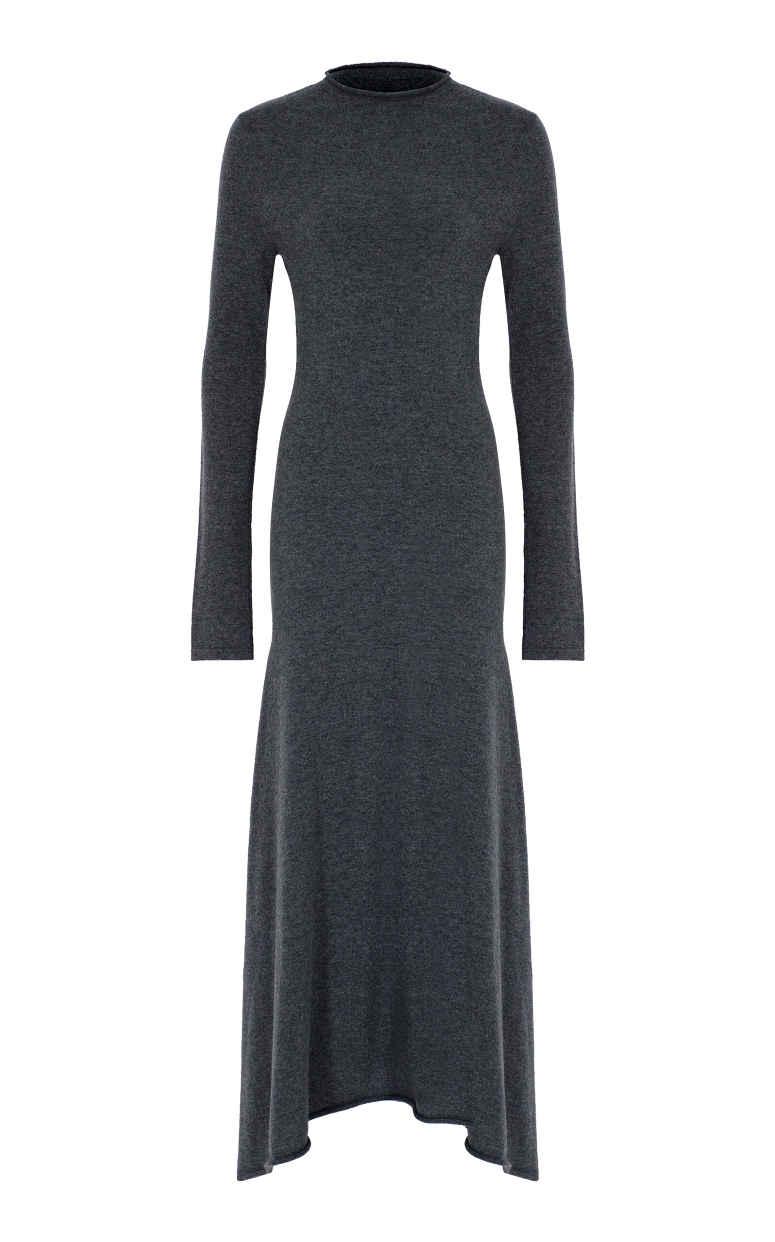 Zeynep Arcay Wool-cashmere Maxi Dress In Gray
