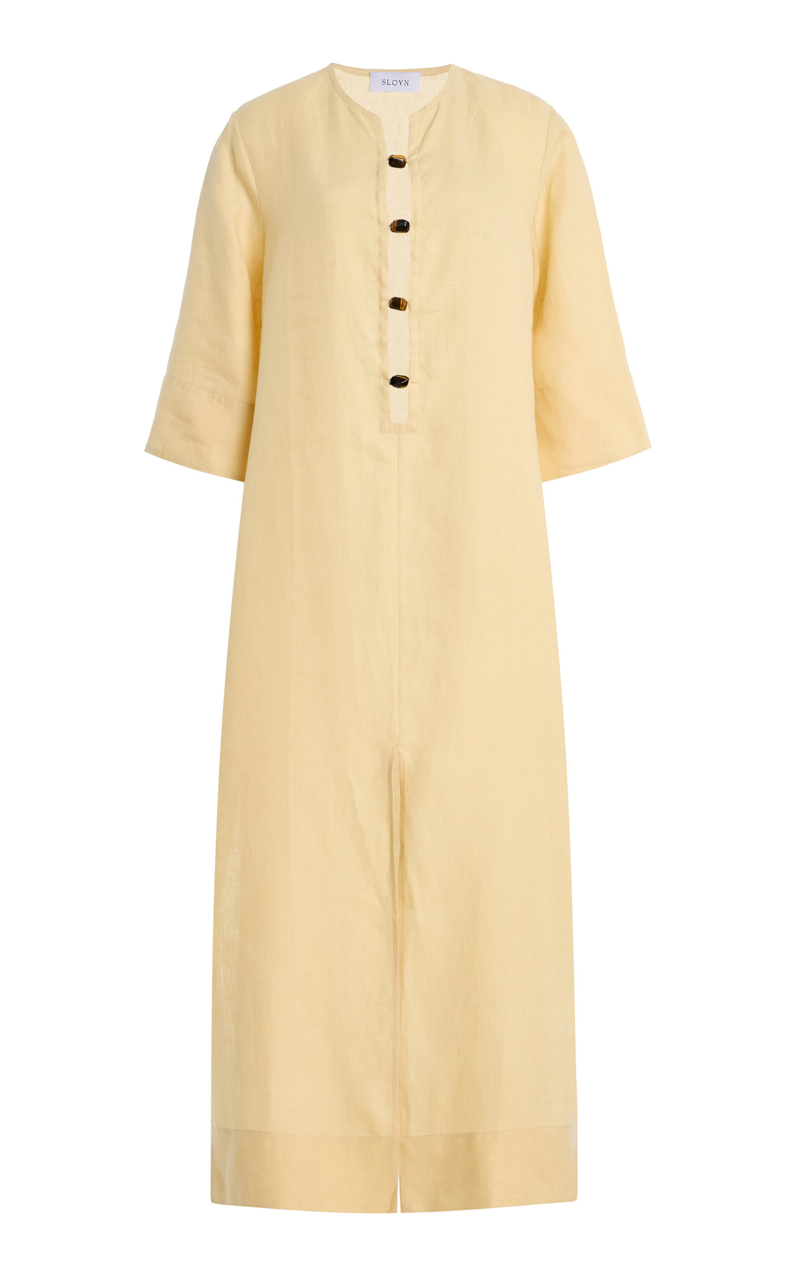 SLOAN Exclusive The Linen-Cotton Split Tunic