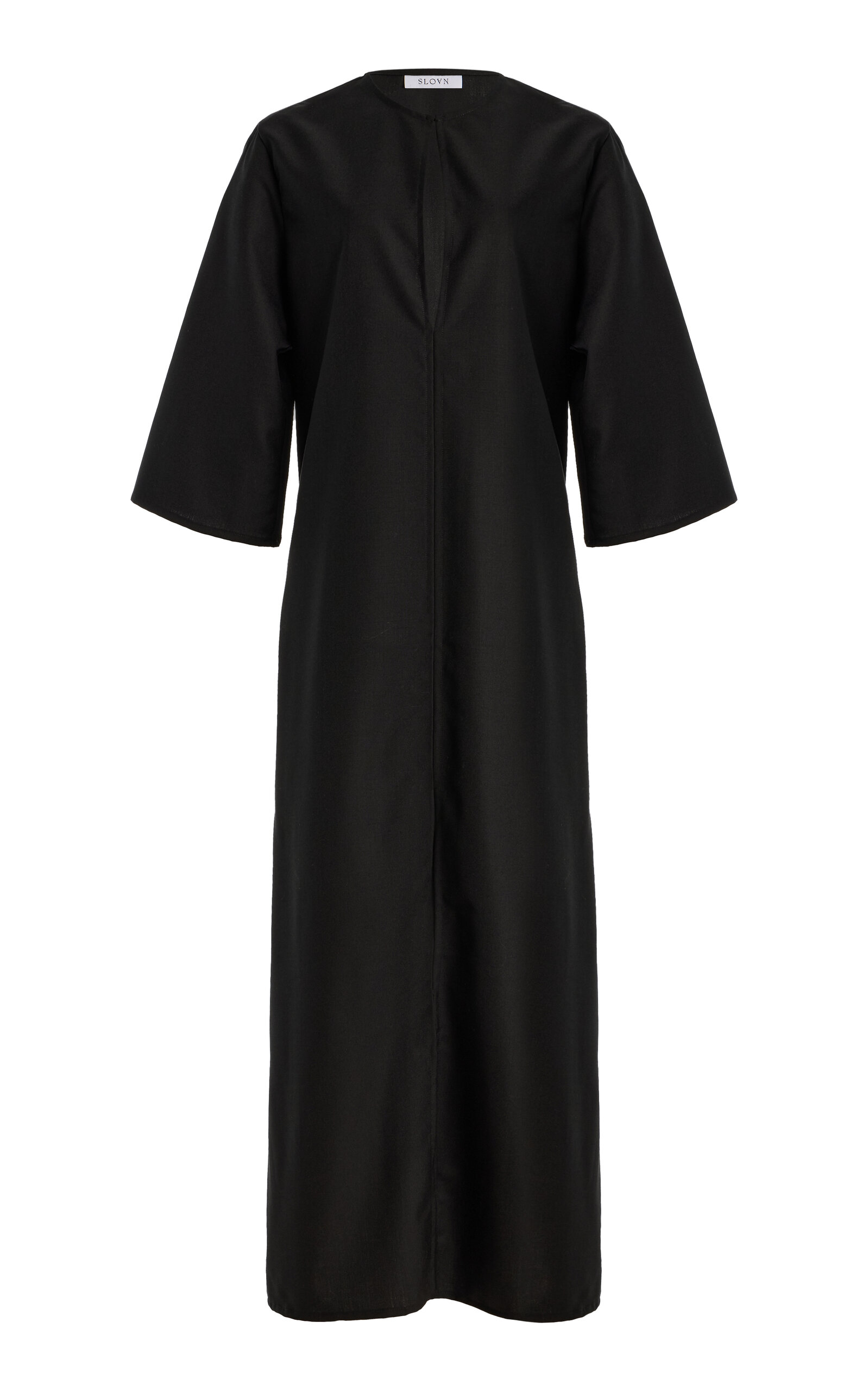 Sloan Exclusive The Summer Wool Split Tunic In Black