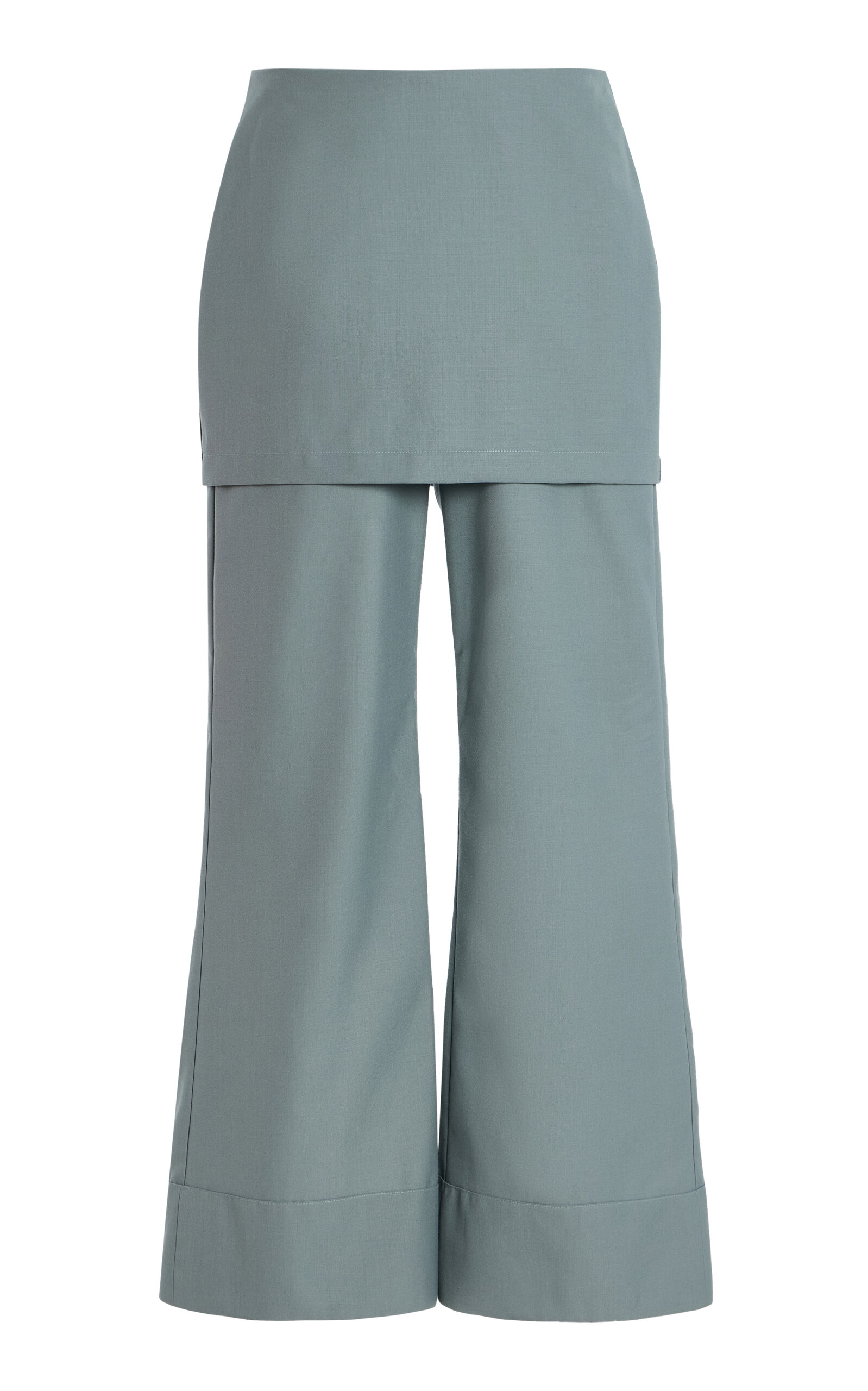 Sloan Exclusive The Combination Twill Flared Pants In Blue