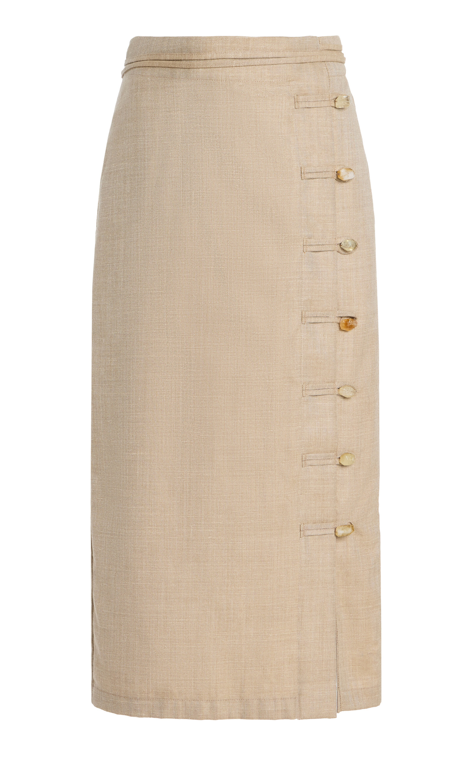 SLOAN Exclusive The Bead Wool-Blend Midi Skirt - Men's Clothing