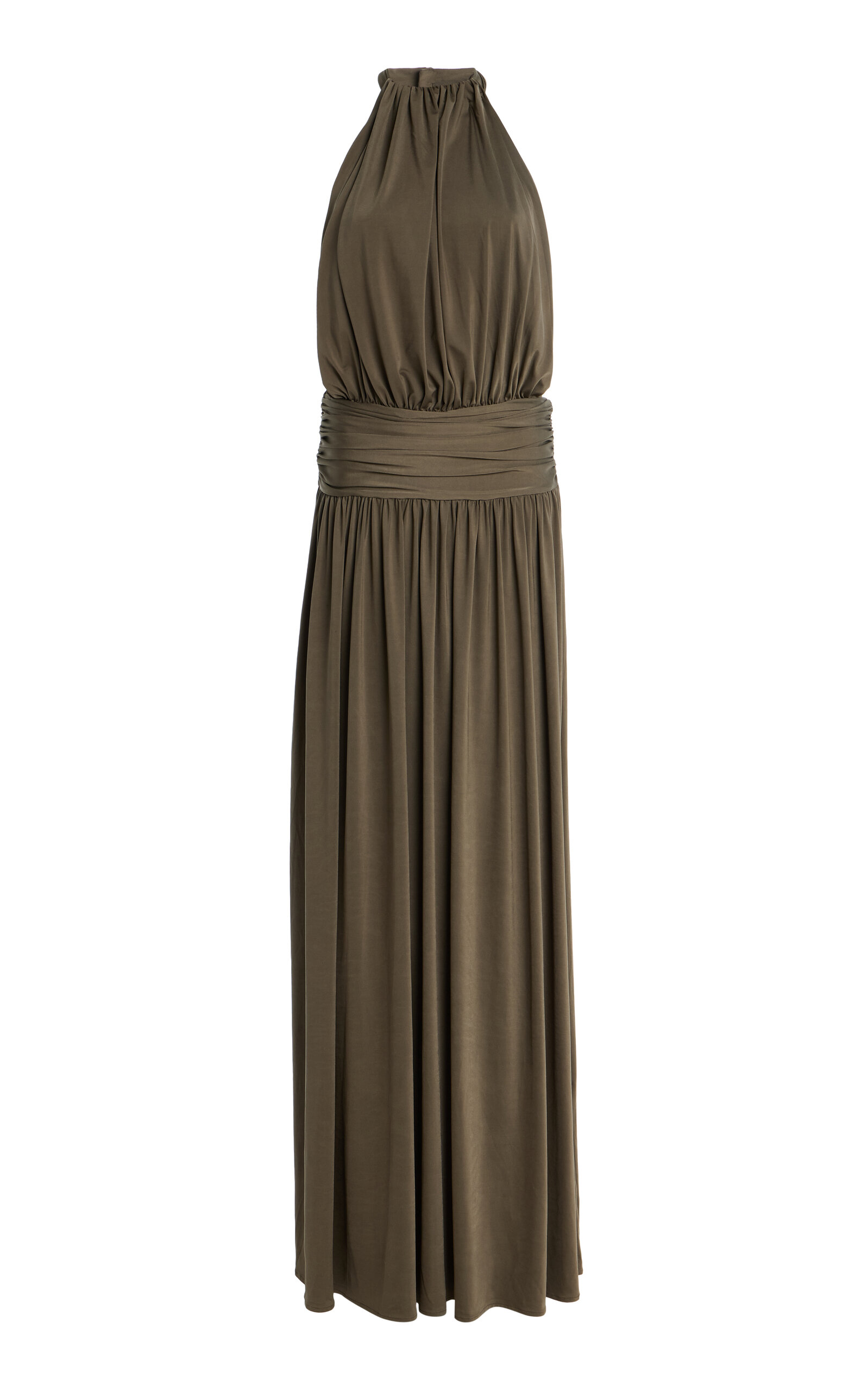 Arcina Ori Santina Jersey Maxi Halter Dress - Women's Clothing