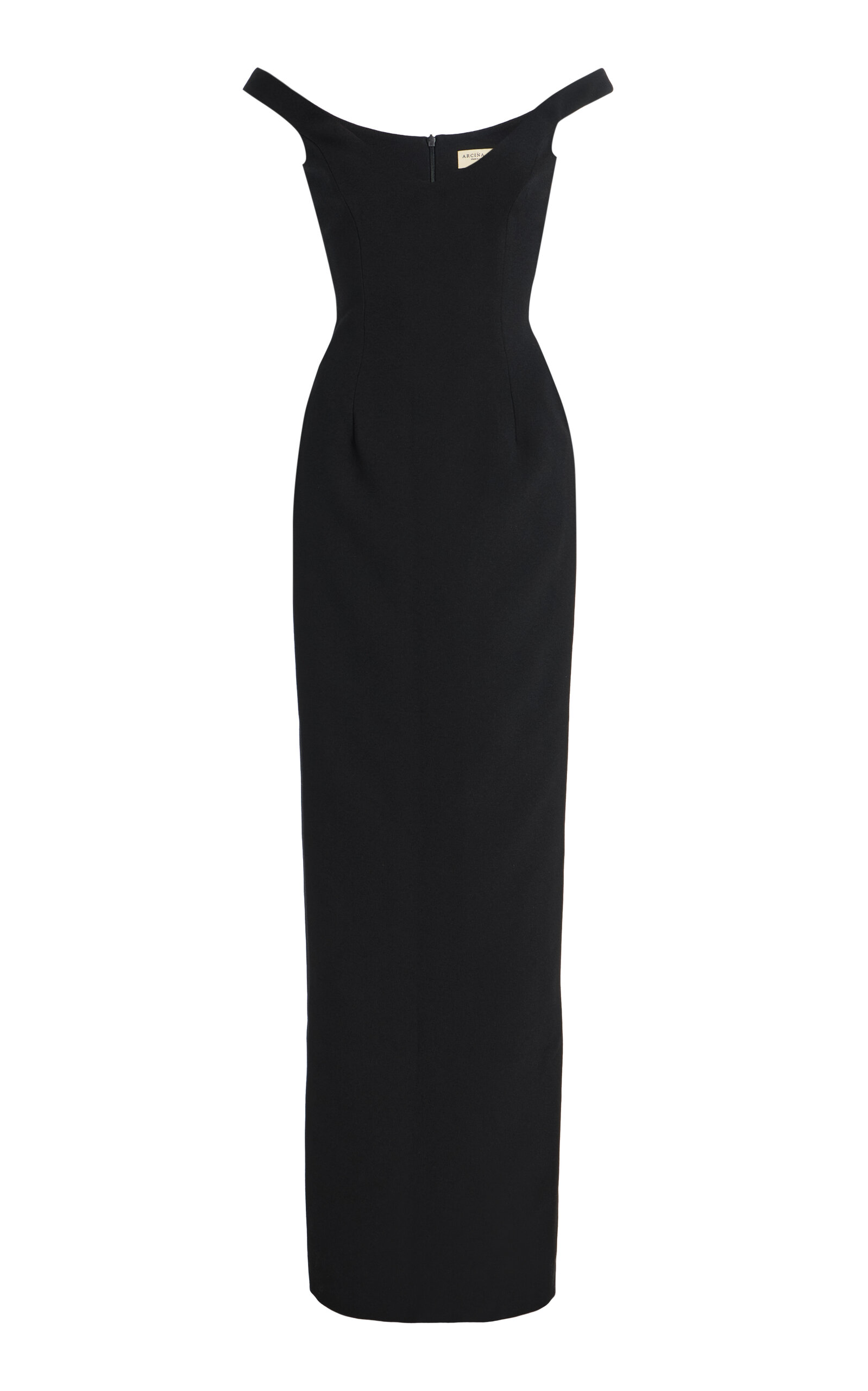 Arcina Ori Ellery Off-The-Shoulder Ponte Maxi Dress