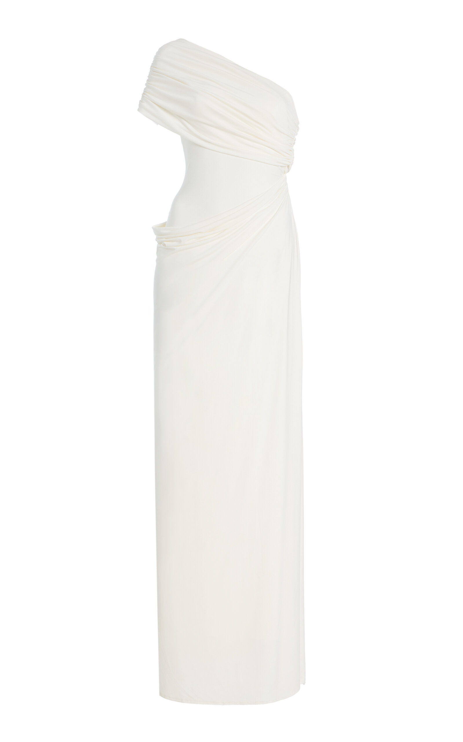 Arcina Ori Chantal Draped Jersey Maxi Dress