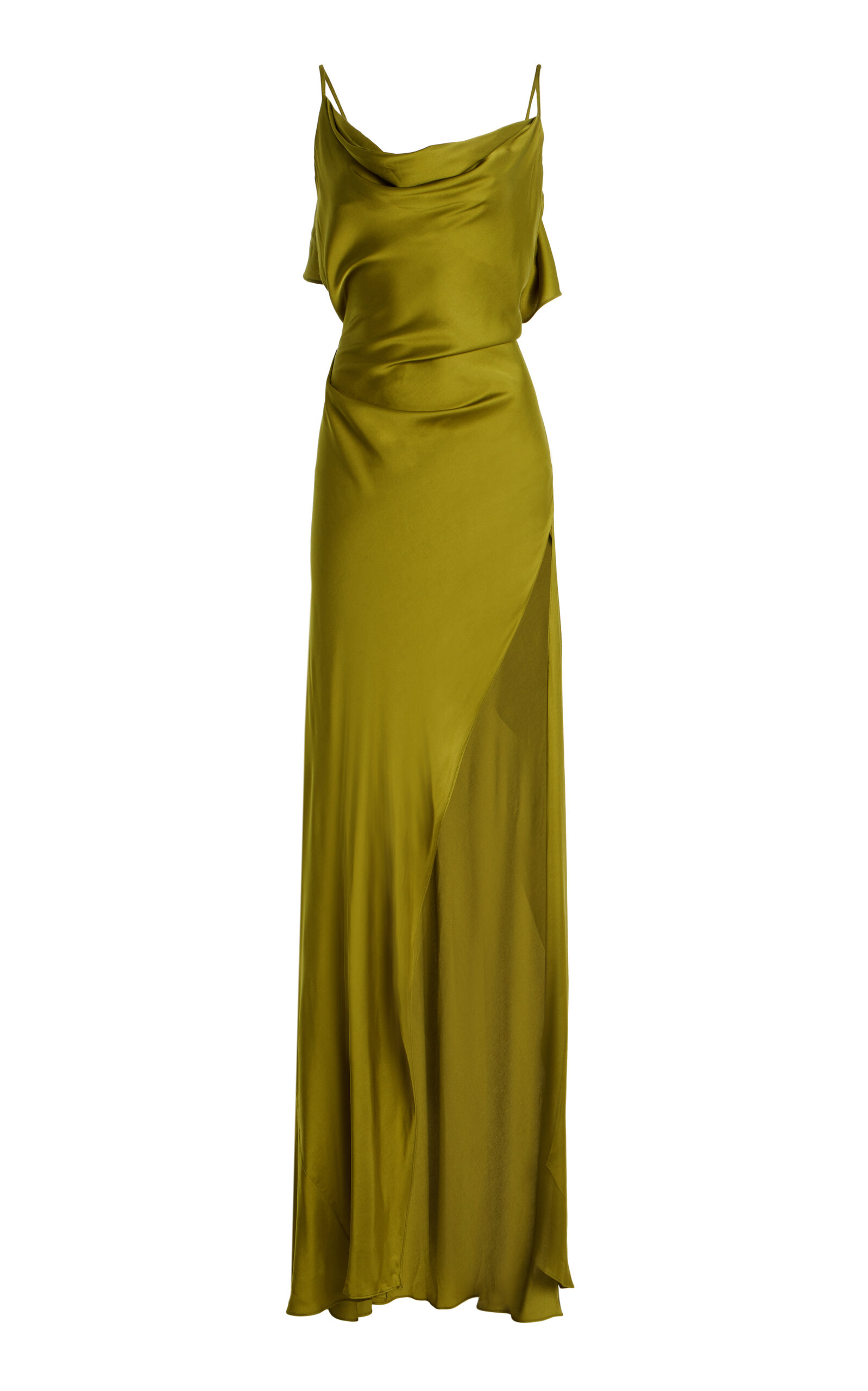 Arcina Ori Odessa Open-Back Satin Maxi Dress