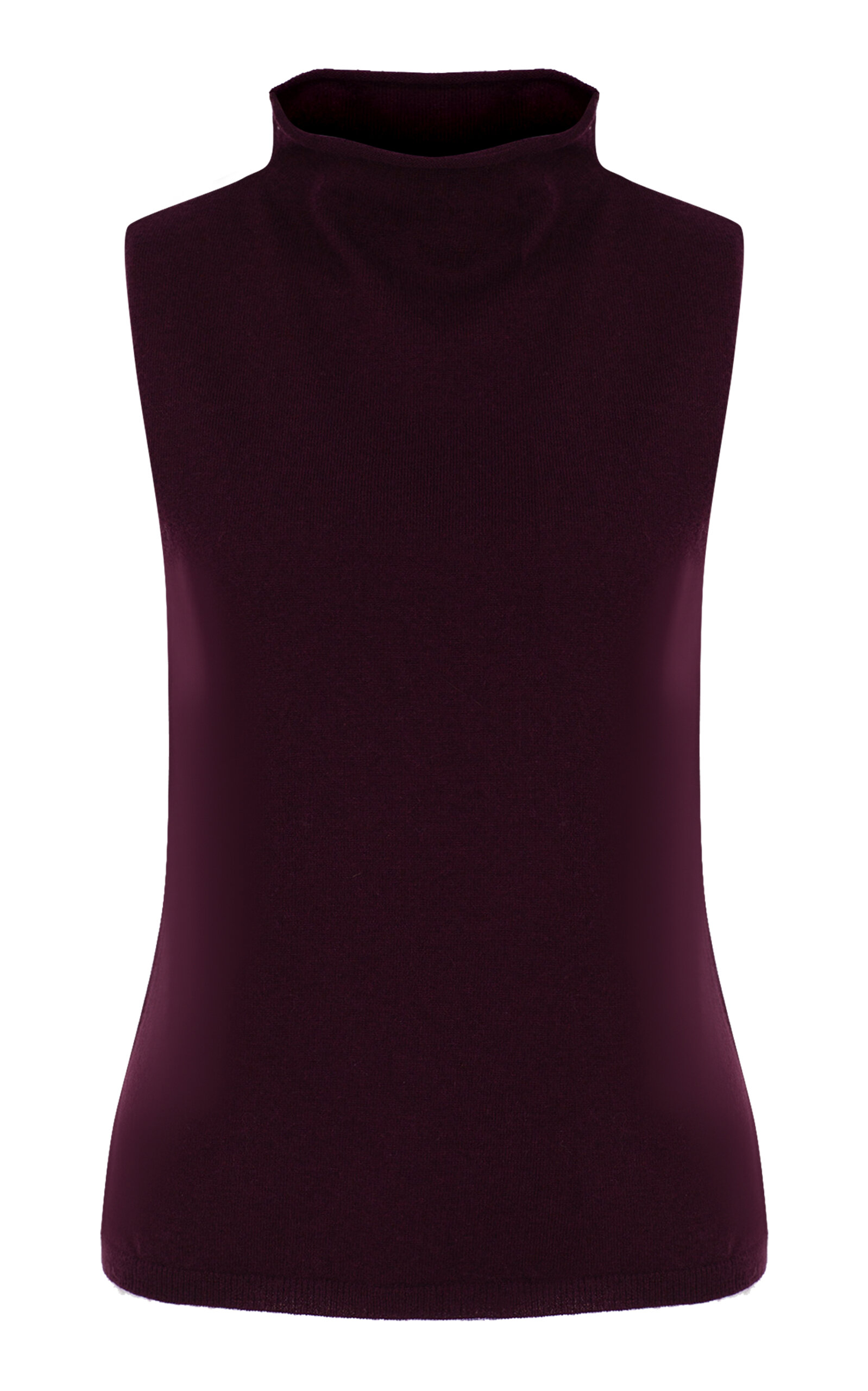 Zeynep Arcay Wool-cashmere Top In Burgundy
