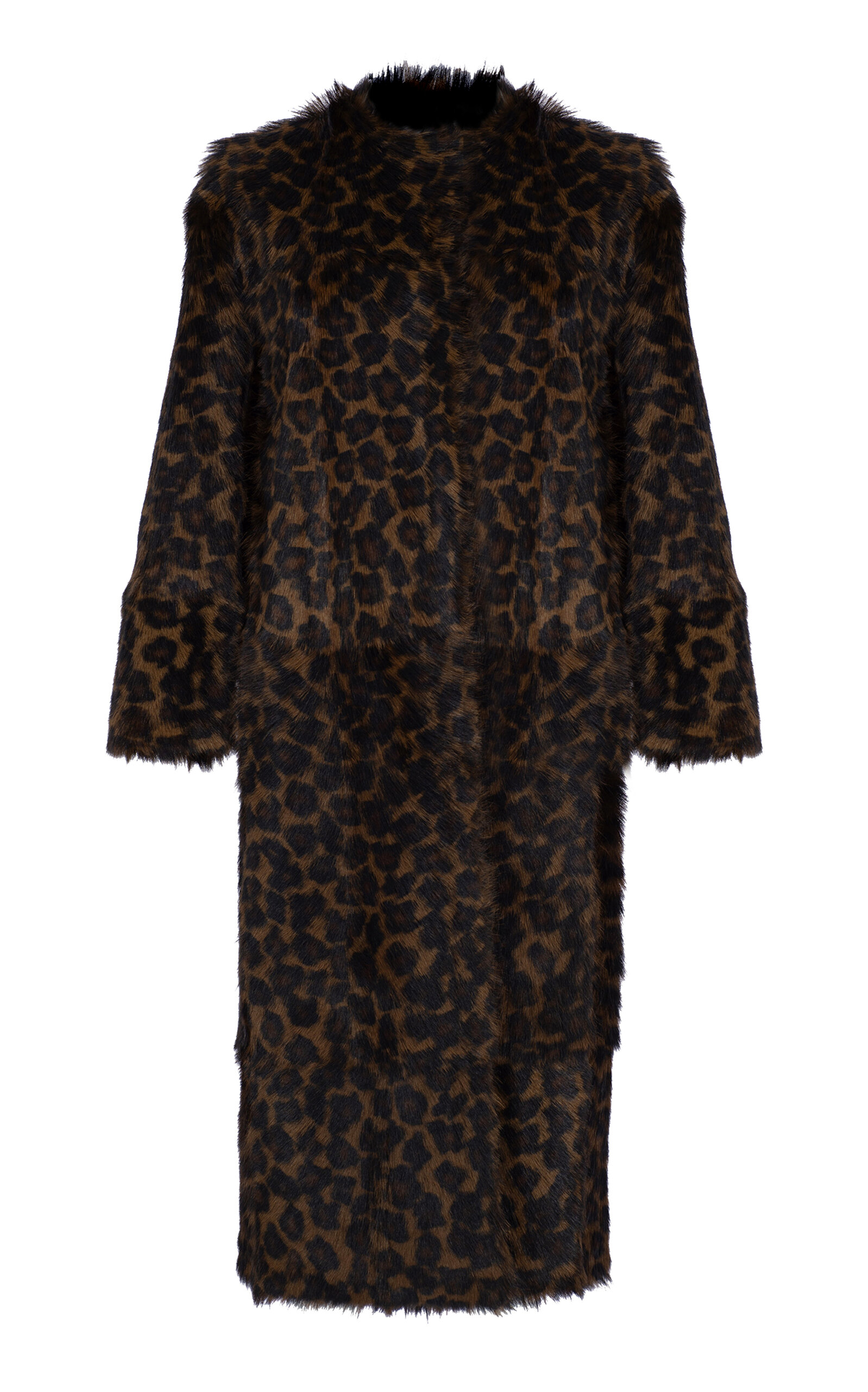 Zeynep Arçay Leopard Print Shearling Coat