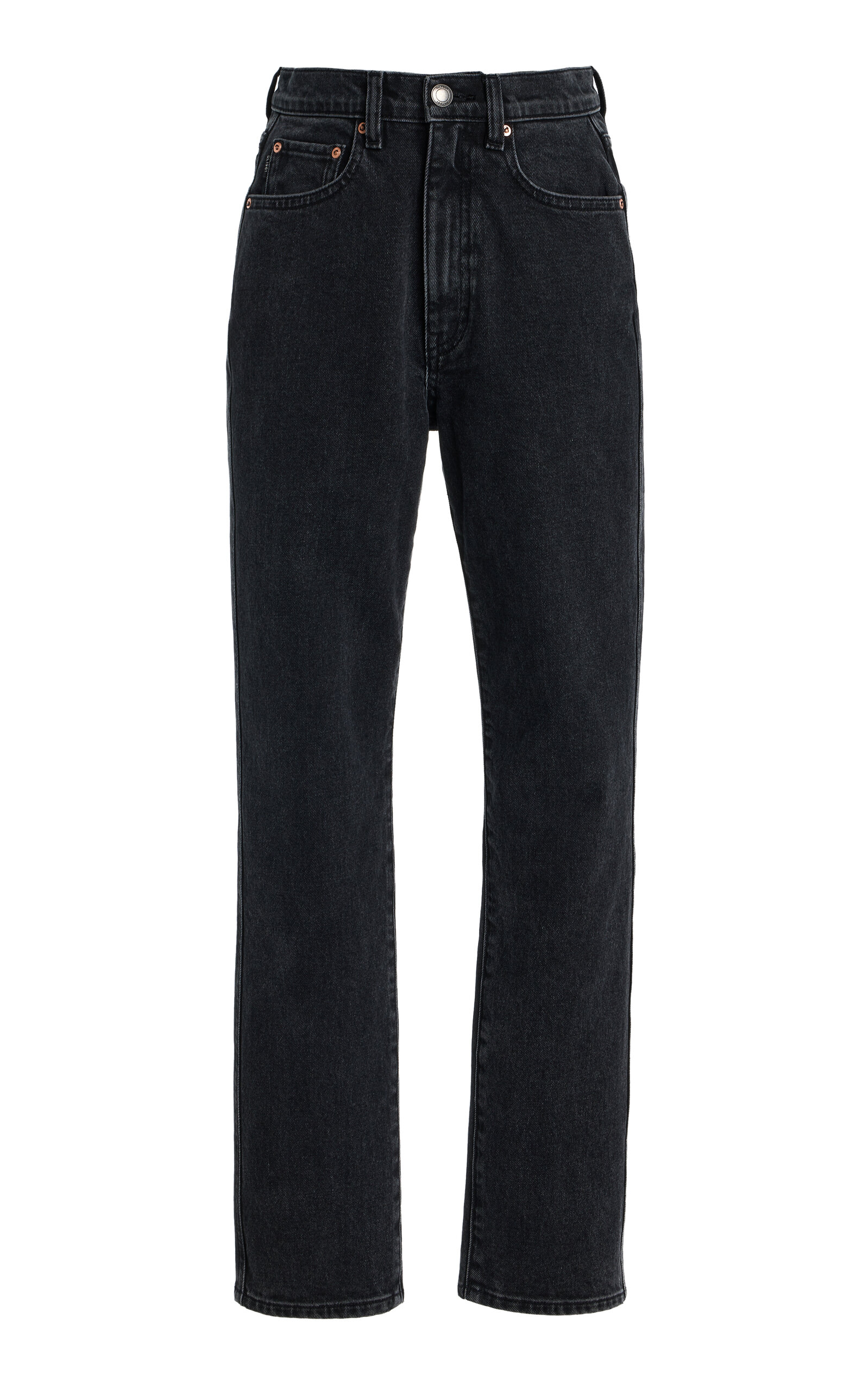 Dl1961 Kristy Cigarette Sculptsystem High-rise Jeans In Black
