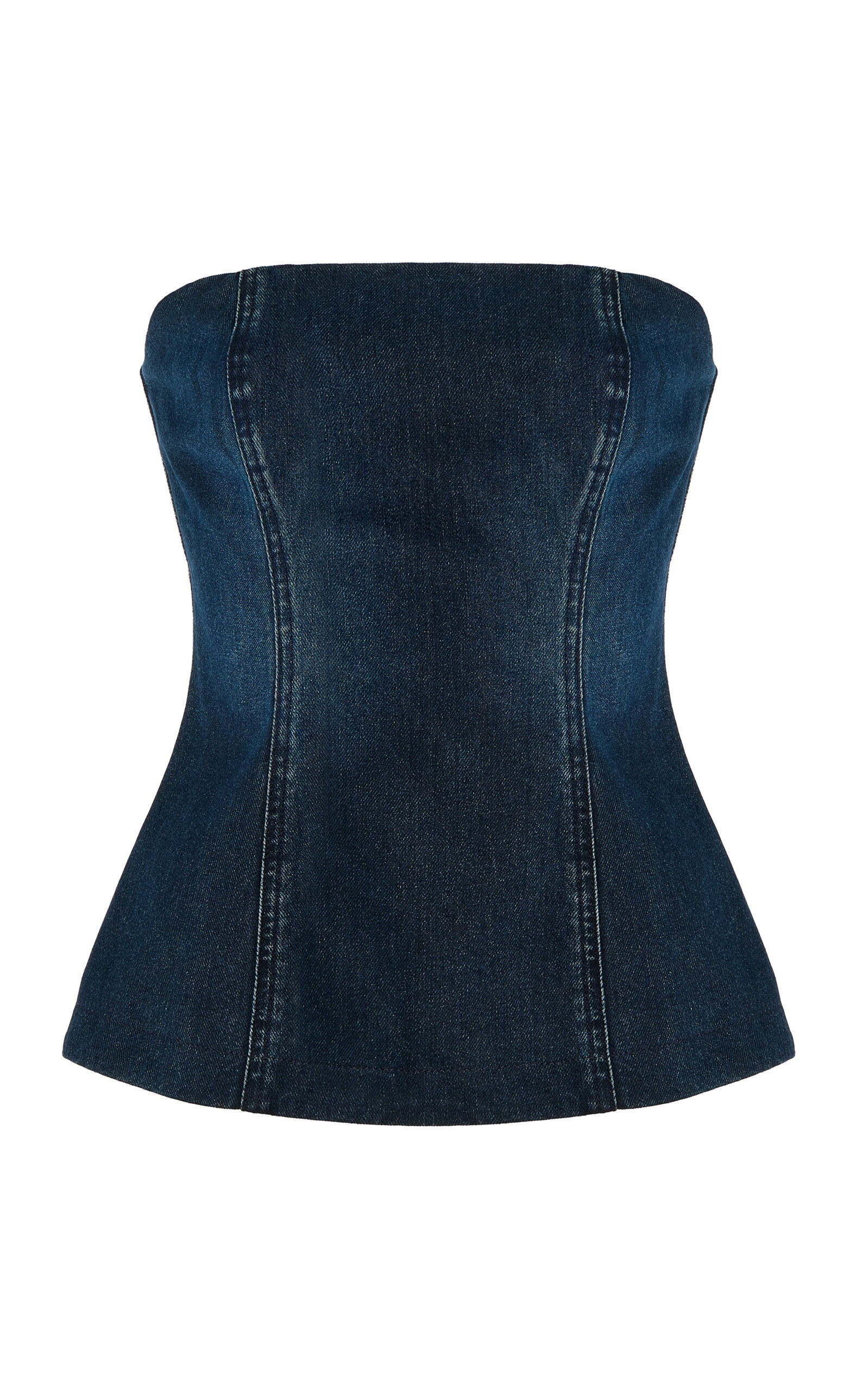 DL1961 Denim Bustier Top - Blue