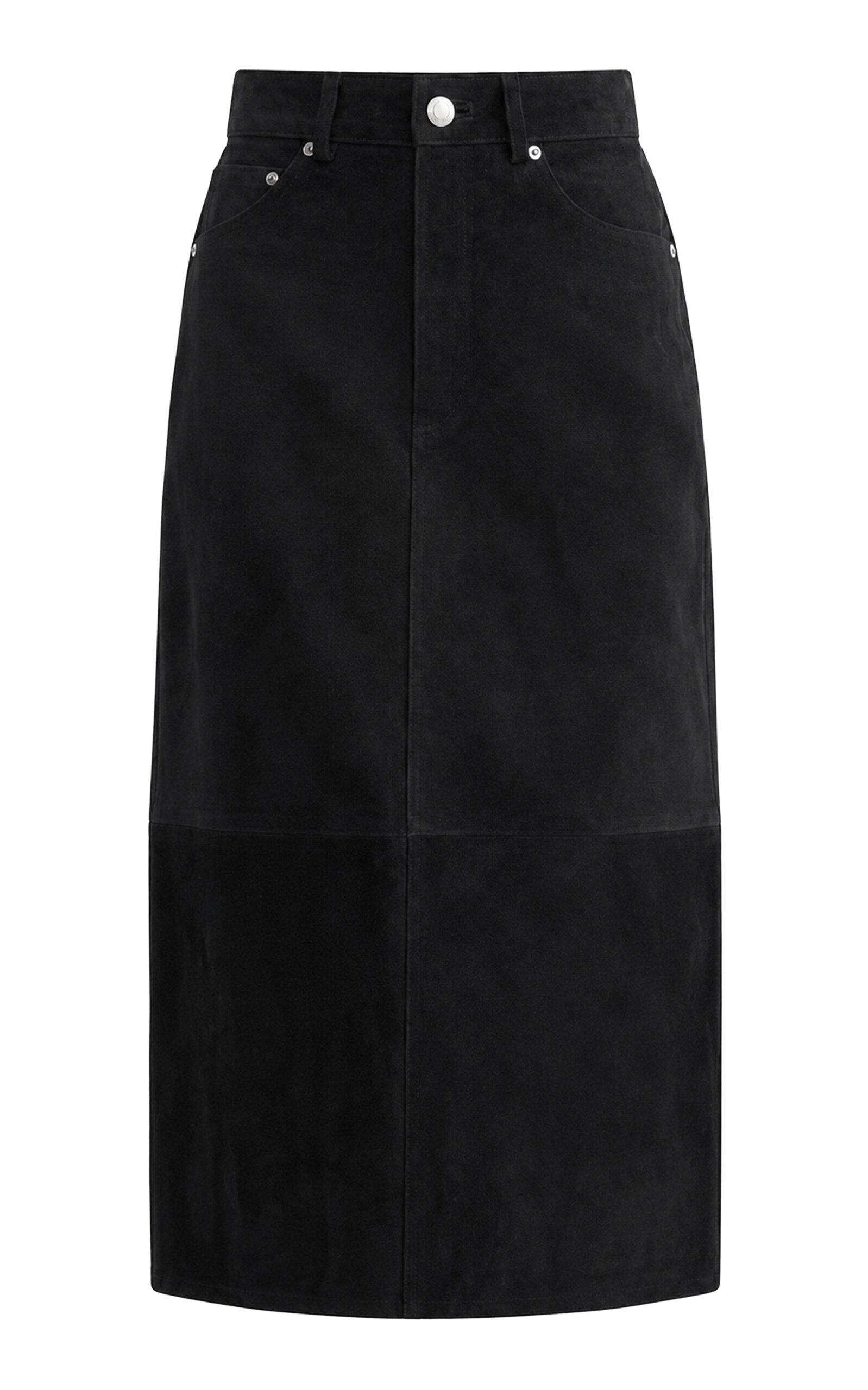 Alma Suede Midi Skirt
