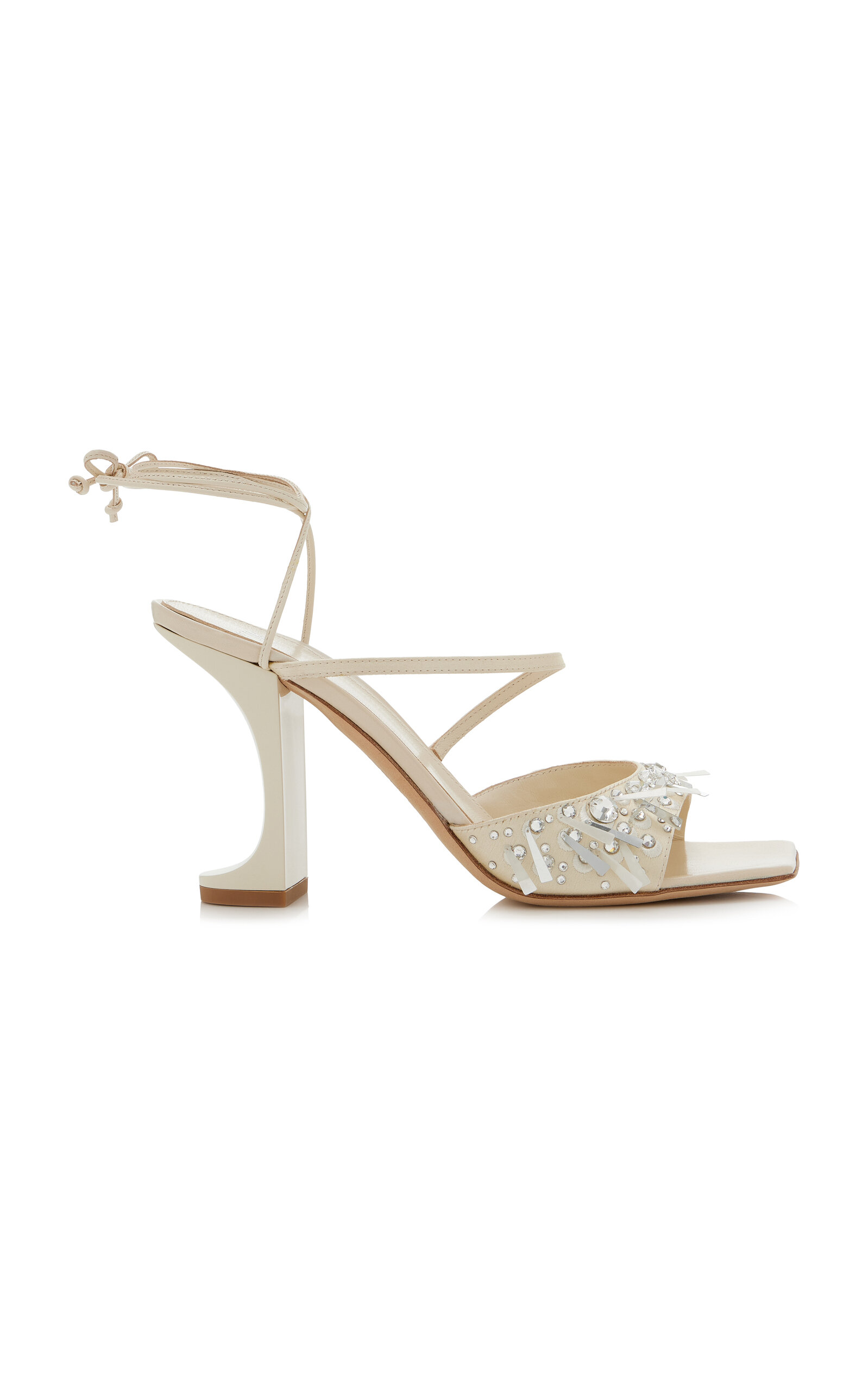 IZIE Arno Embellished Satin Sandals