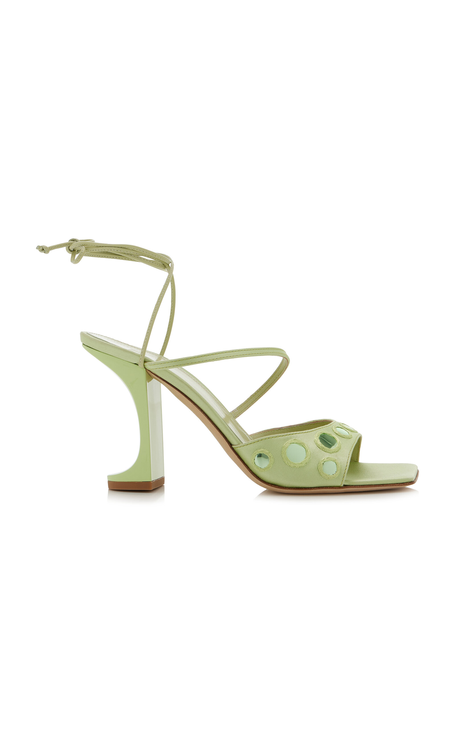 IZIE Arno Embellished Satin Sandals | Thumbnail 8