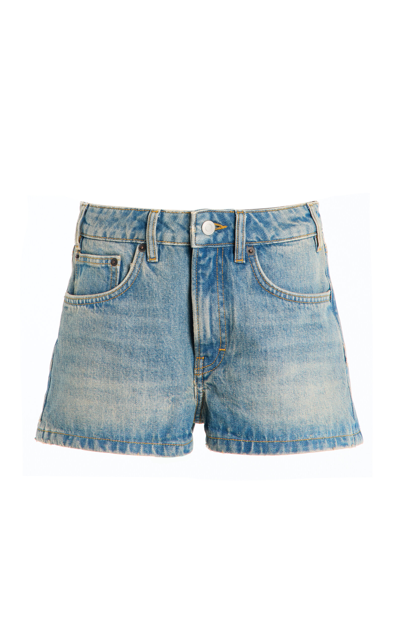 Jeanerica Iva Denim Shorts In Brown