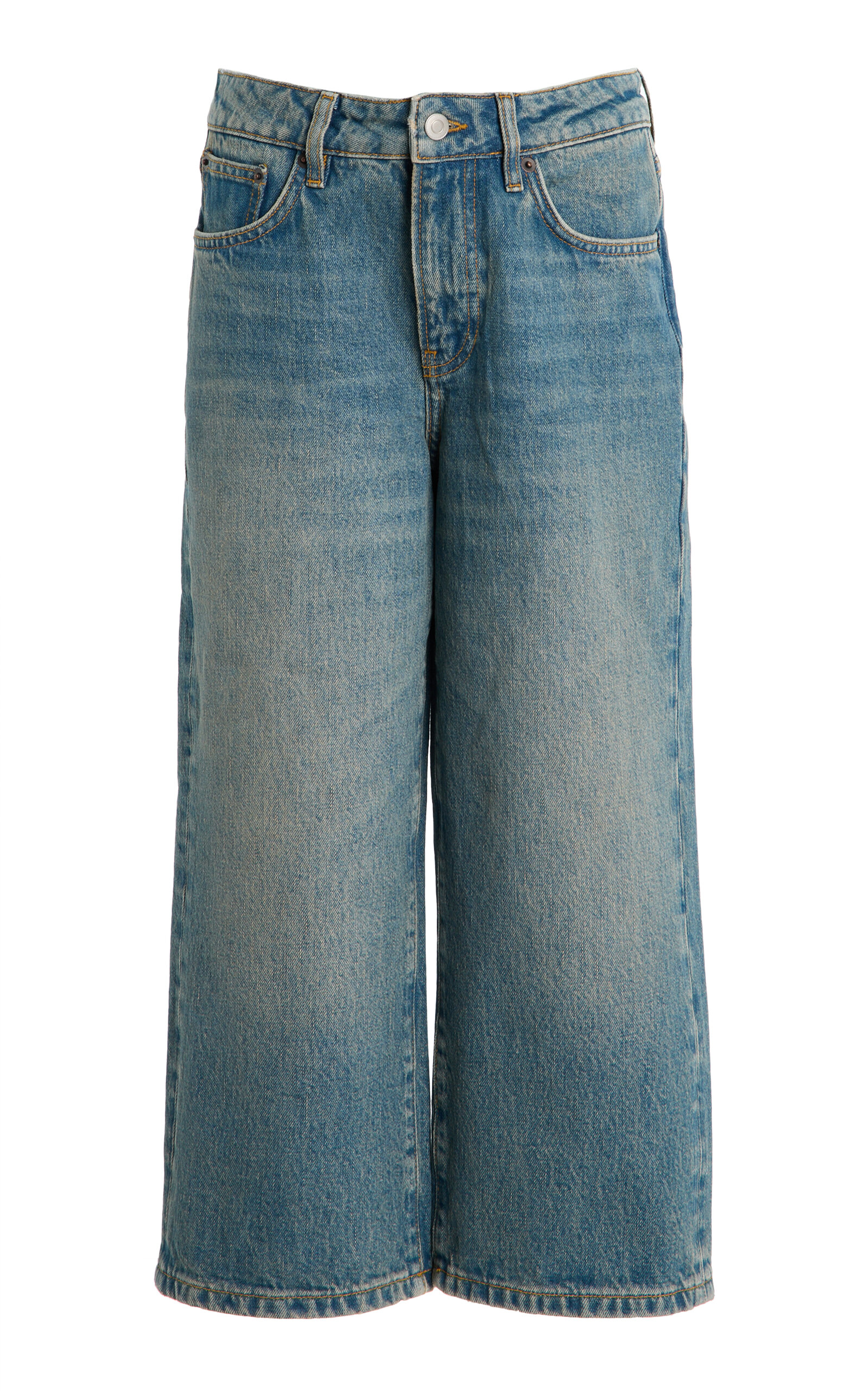 Jeanerica Elba Denim Long Shorts In Blue