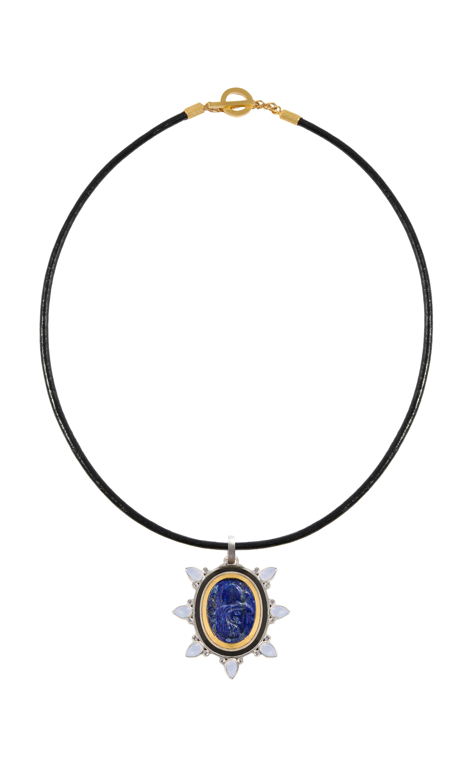 14k Gold Horus Necklace