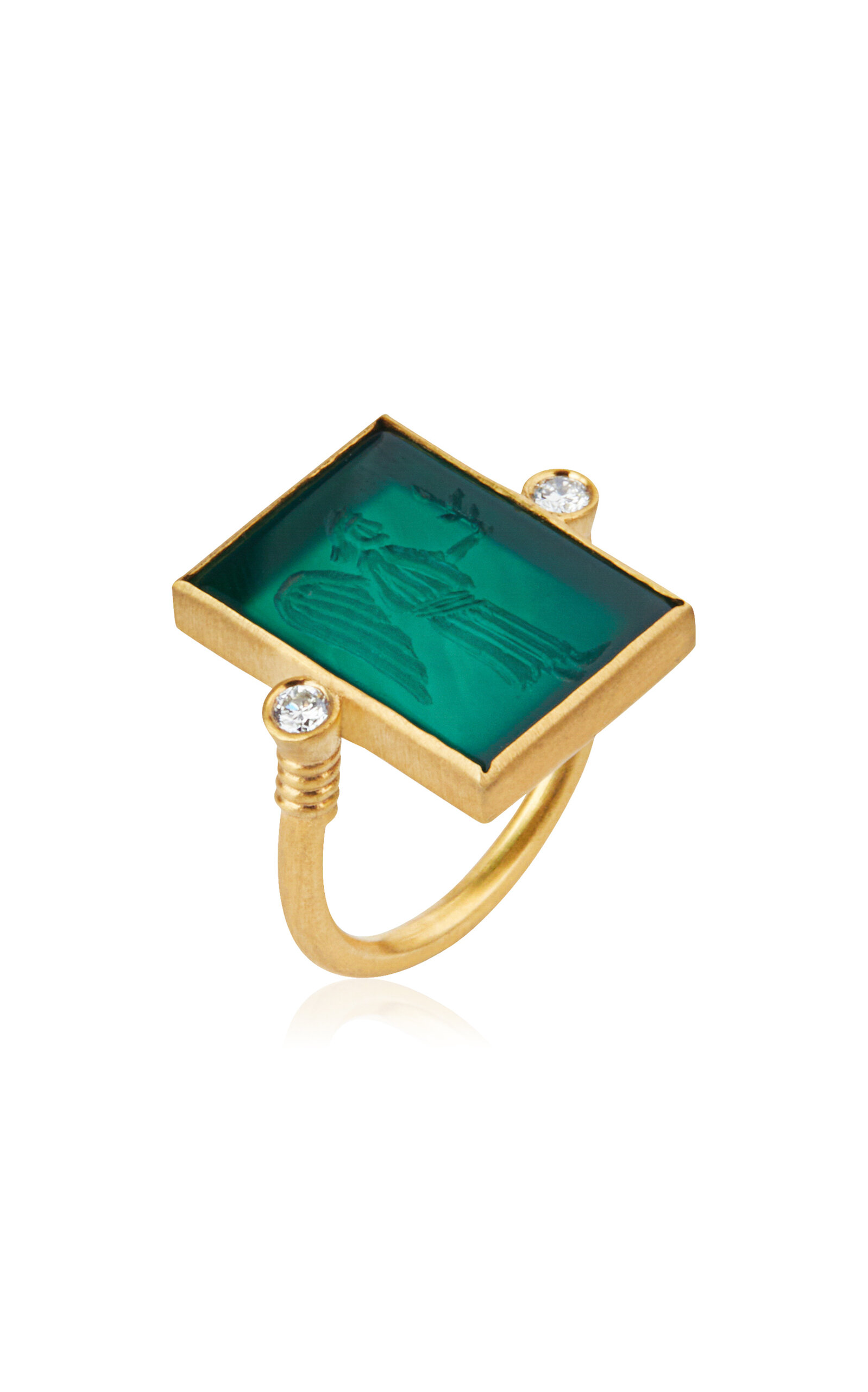 14k Gold Nike Ring