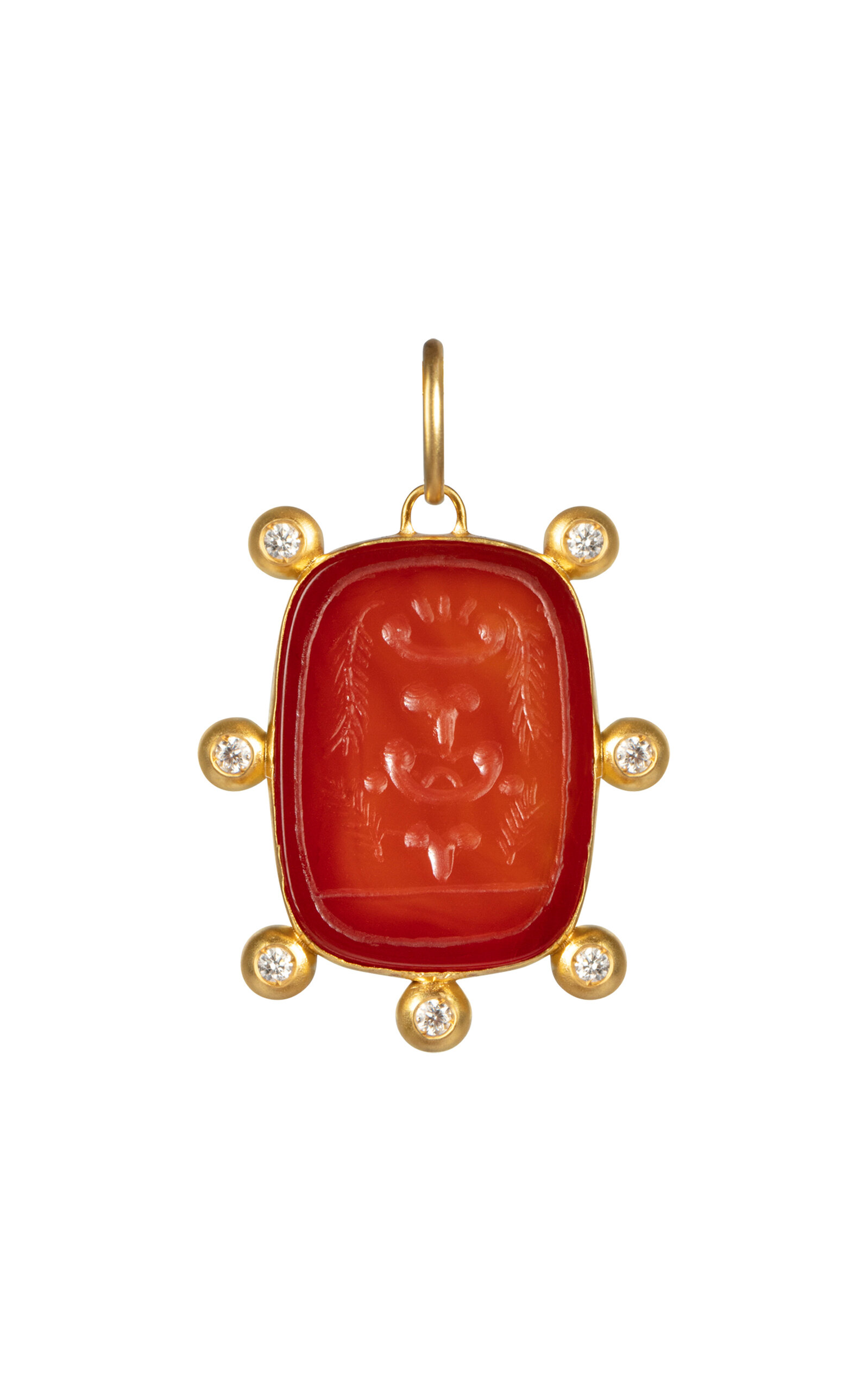 Daga Jewels 14k Gold Tree of Life Charm - Red - OS - Only At Moda Operandi - Women's Jewelry And Watches