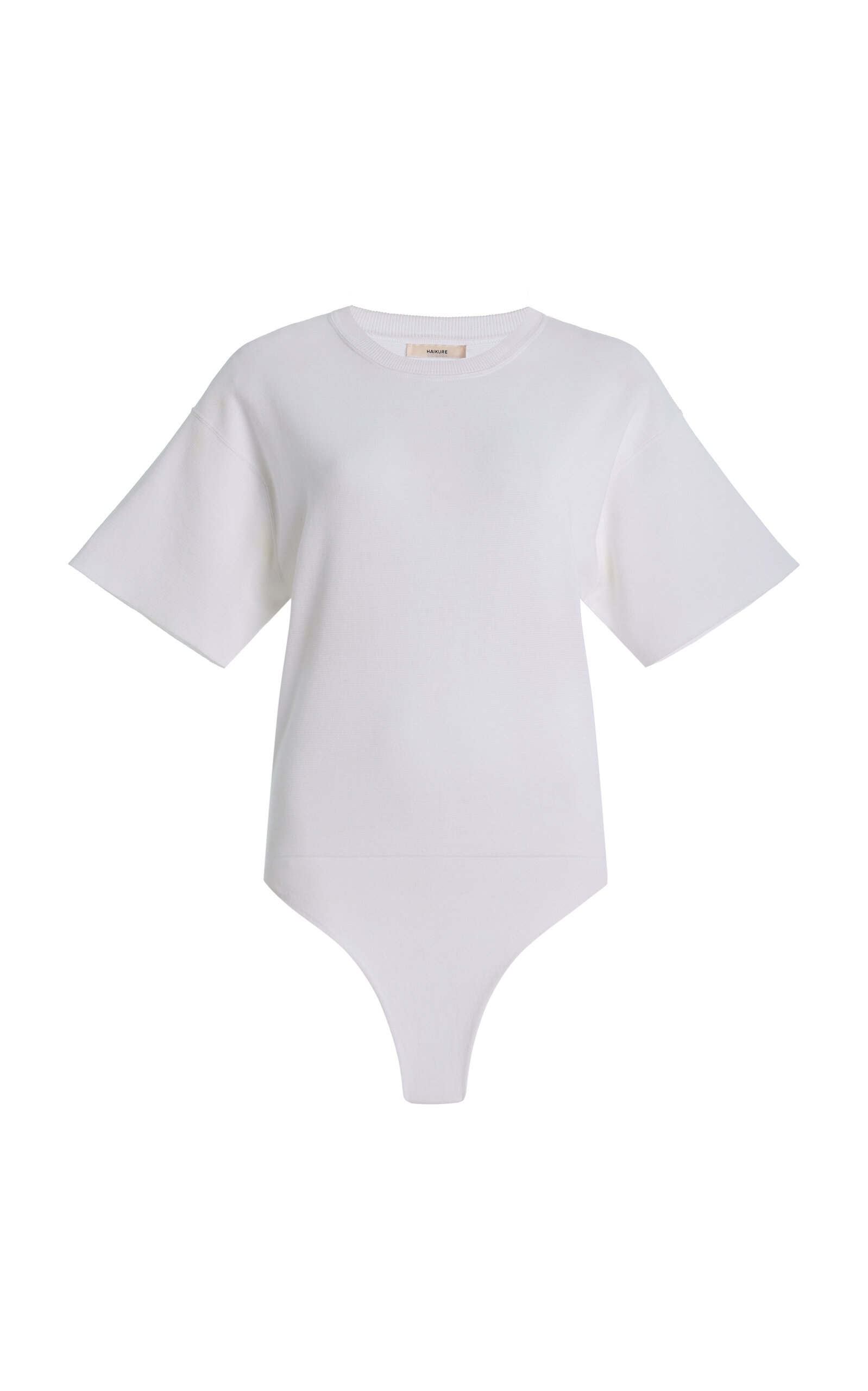 Haikure Talya Cotton Bodysuit In White