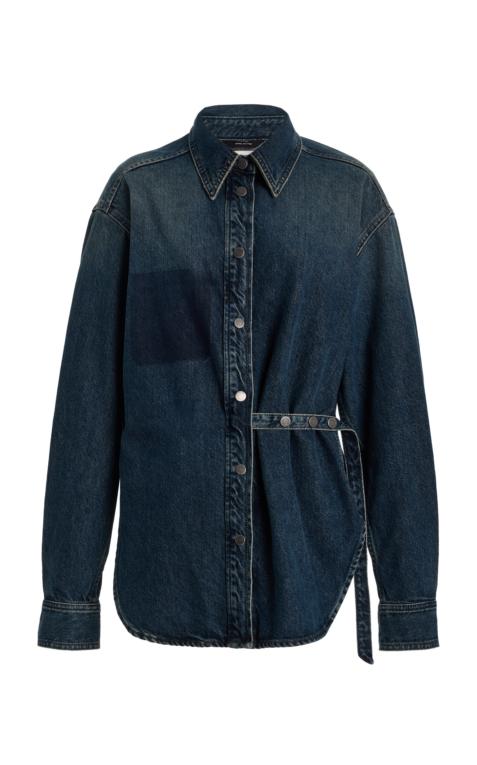 Haikure Bella Denim Shirt Jacket In Blue