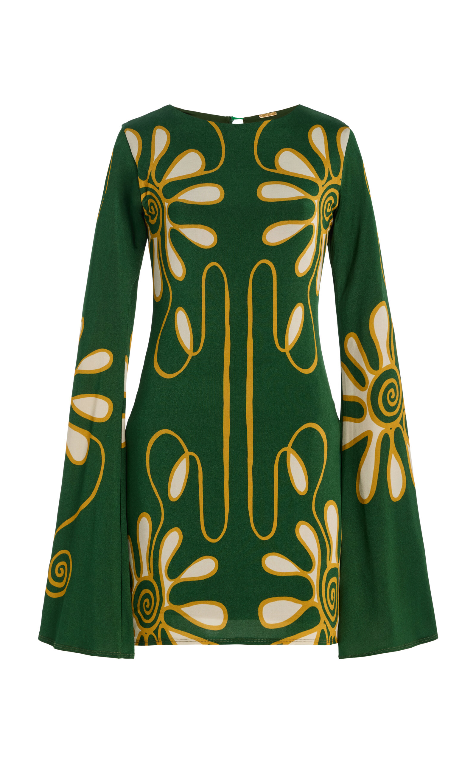 Cala de la Cruz Maisha Printed Jersey Mini Dress