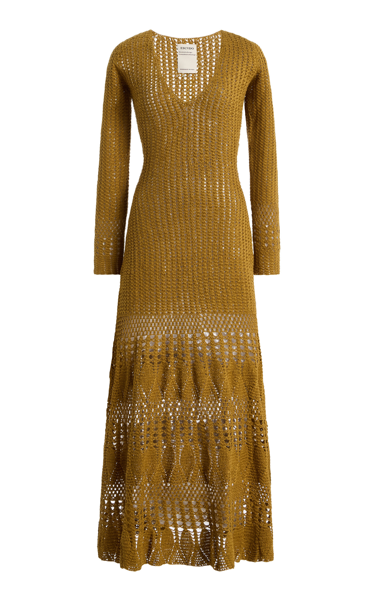 ESCVDO Exclusive Reflejo Cotton Midi Dress