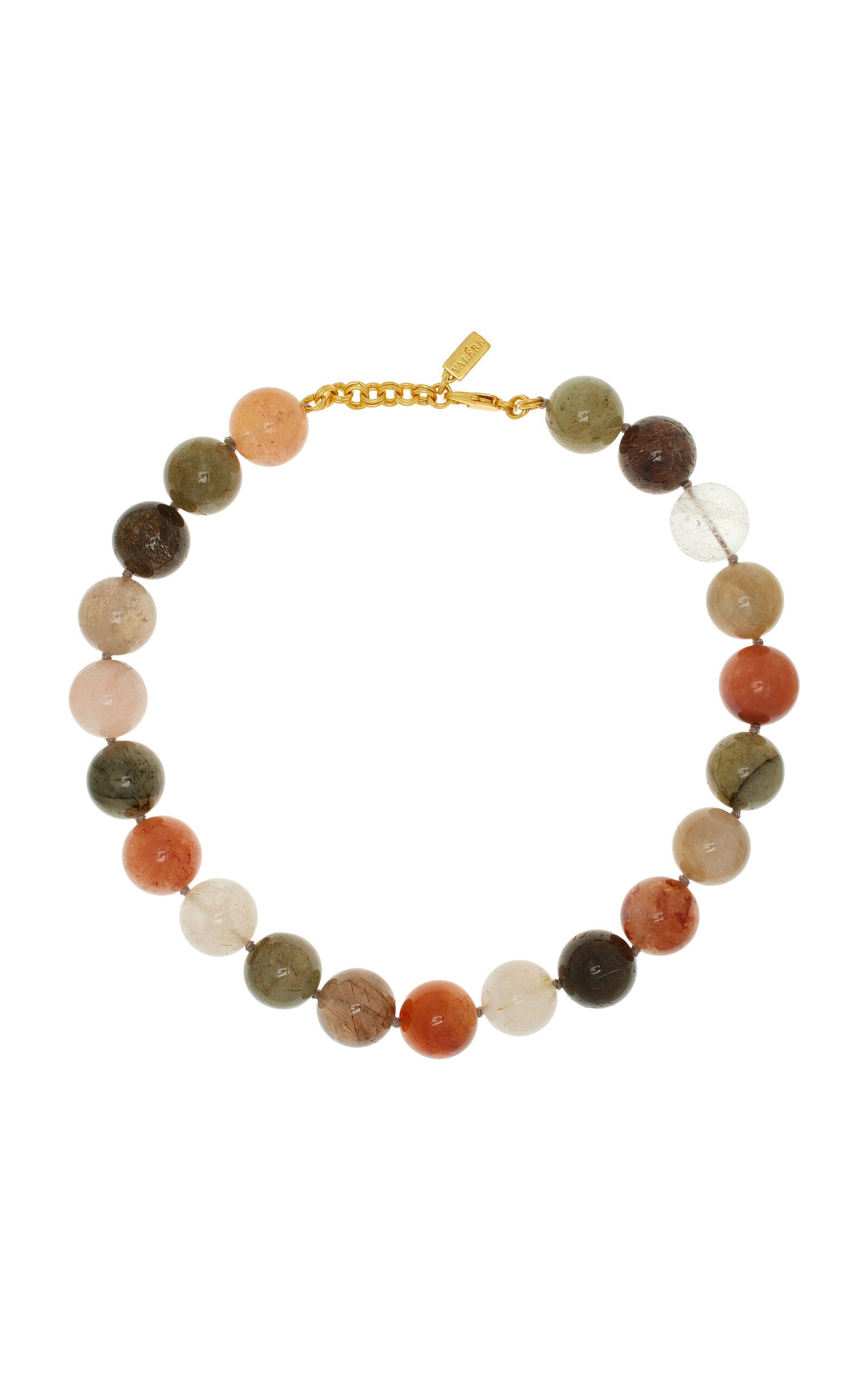 Valére 22k Gold-plated Necklace In Multi