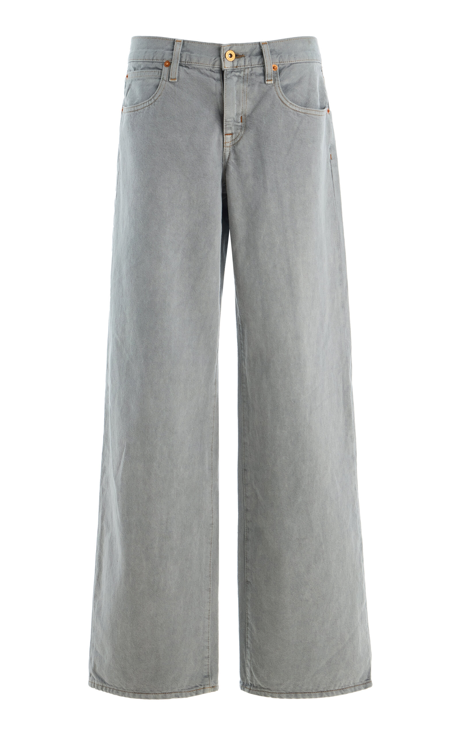 SLVRLAKE Lexi Rigid Low-Rise Wide-Leg Jeans