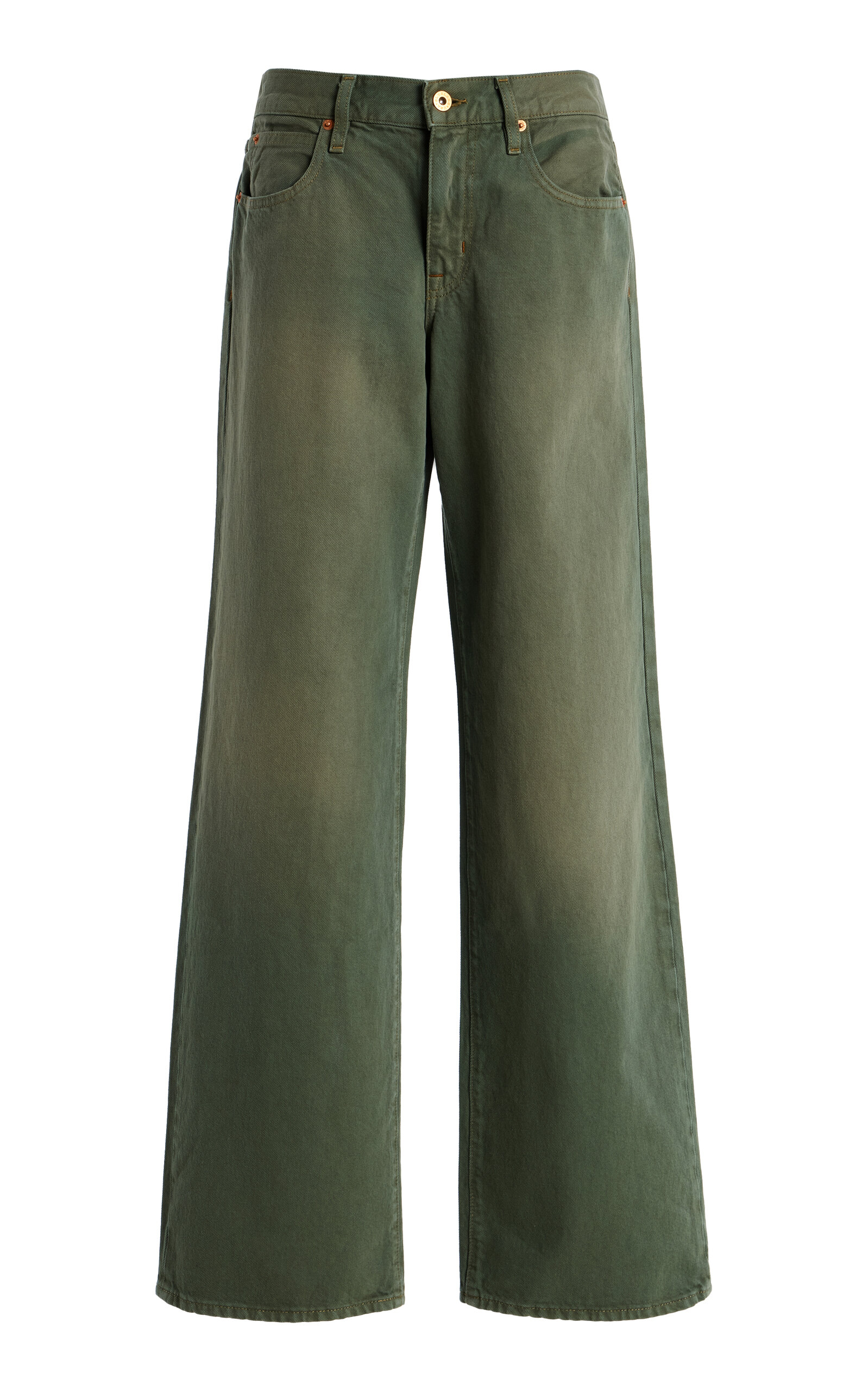 SLVRLAKE Mica Rigid Low-Rise Wide-Leg Jeans